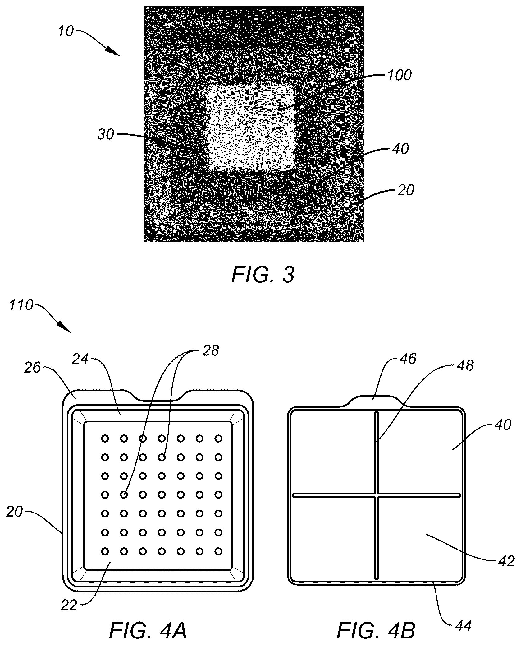 Patent US12378055 Figure 2 – Protective packaging structure for compressible materials