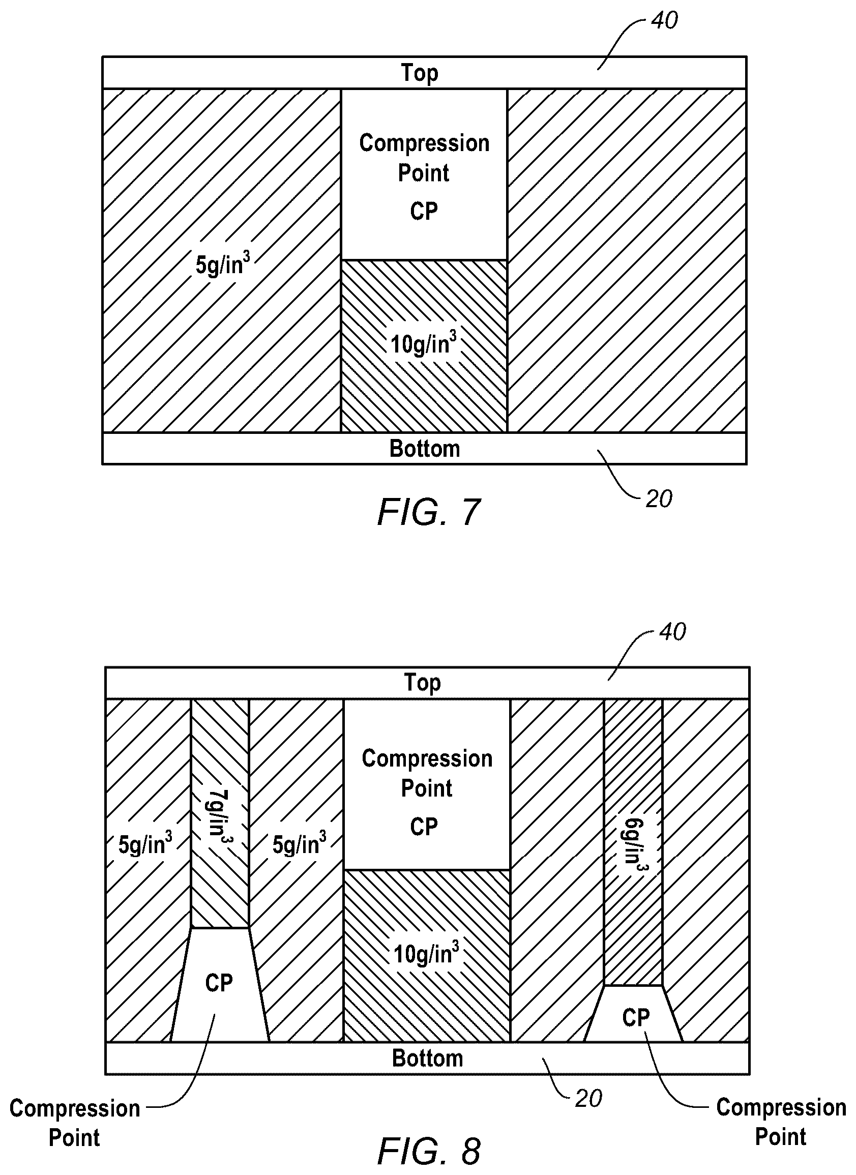 Patent US12378055 Figure 4 – Protective packaging structure for compressible materials