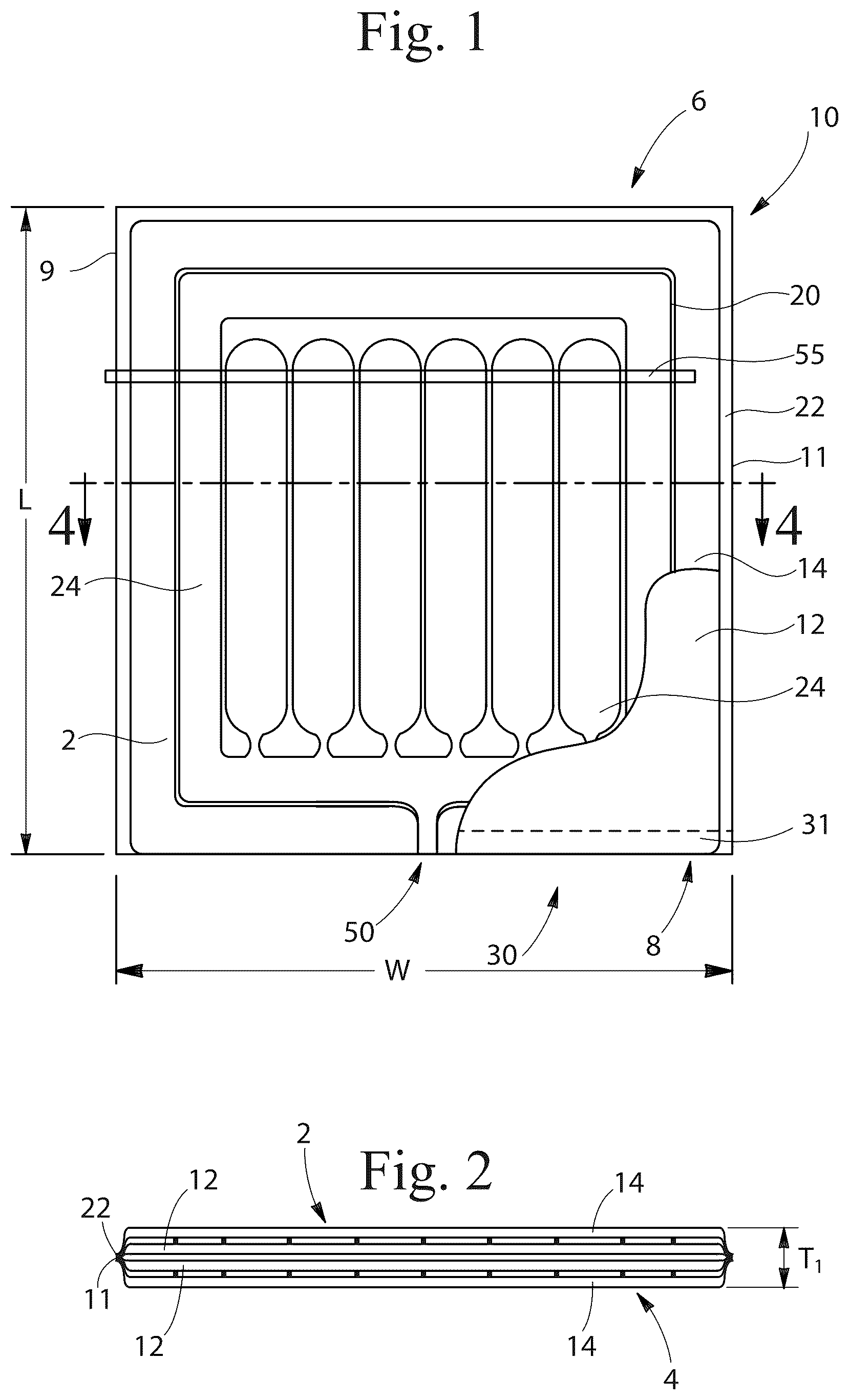 Patent US12378056 Figure 1 – Shaped flexible shipping package and method of making