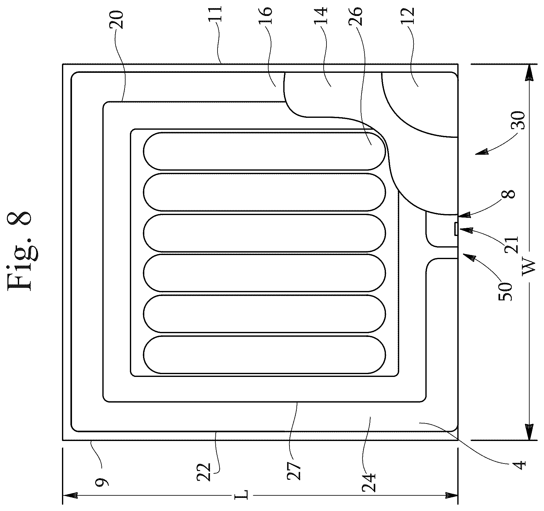 Patent US12378056 Figure 6 – Shaped flexible shipping package and method of making