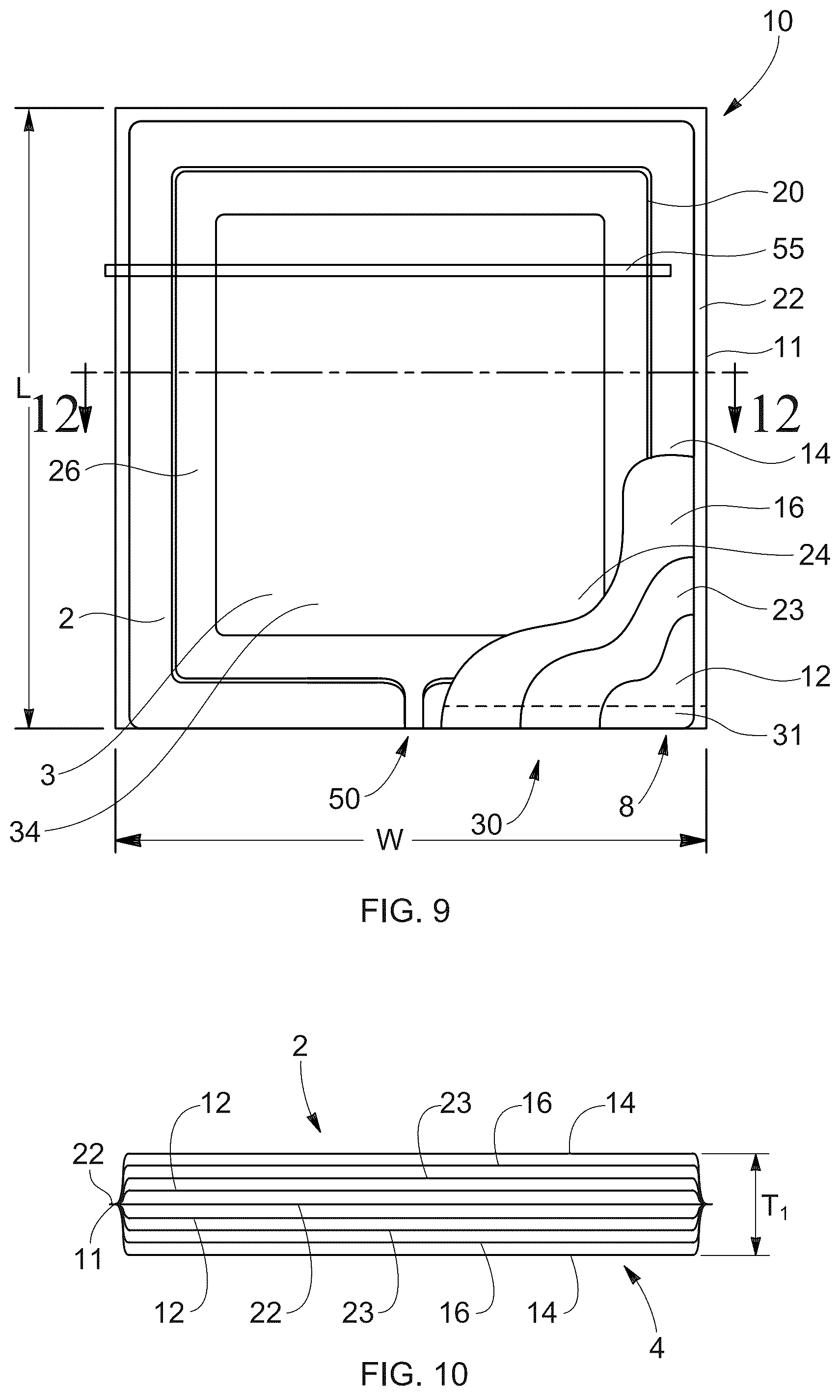 Patent US12378056 Figure 7 – Shaped flexible shipping package and method of making