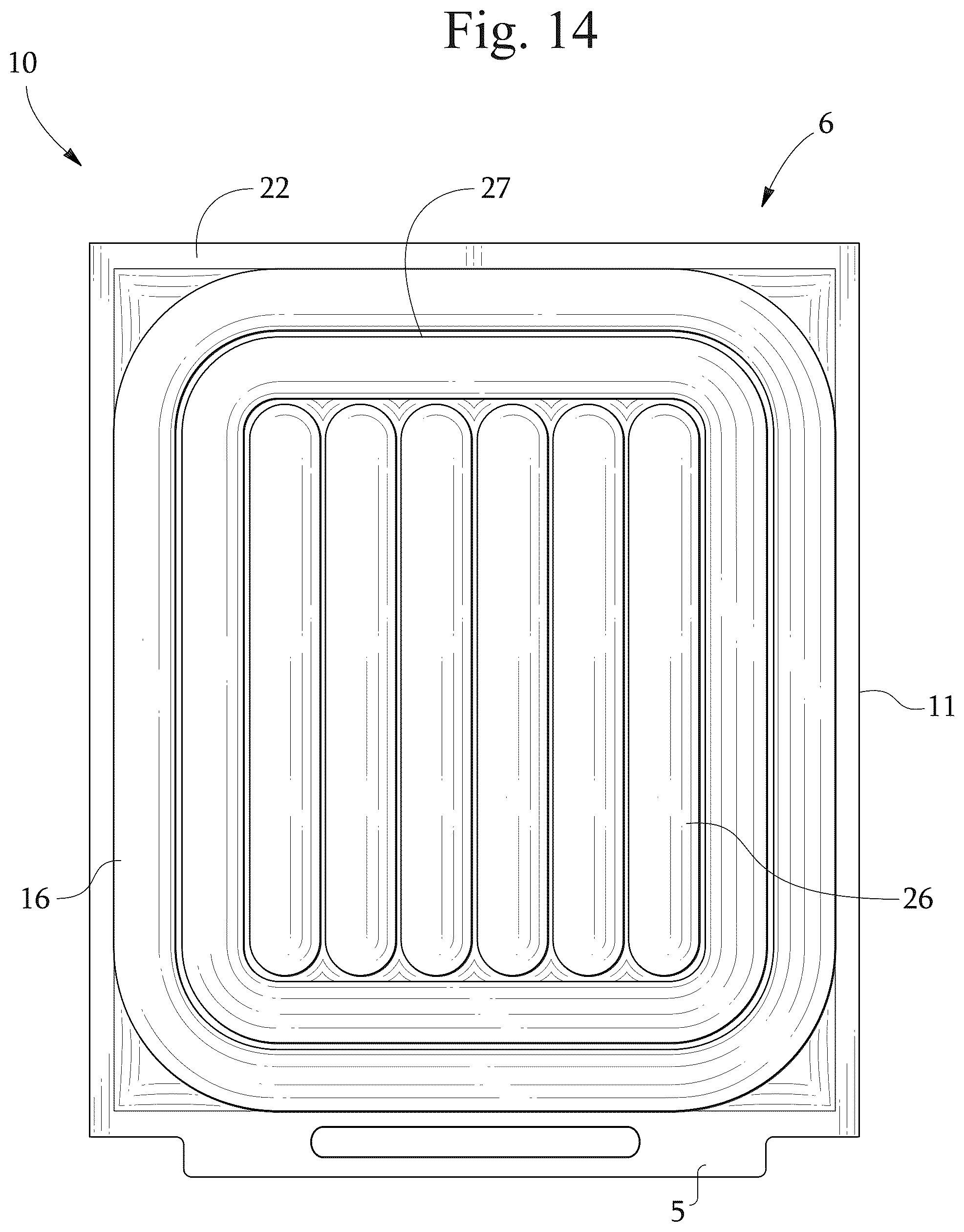 Patent US12378056 Figure 10 – Shaped flexible shipping package and method of making