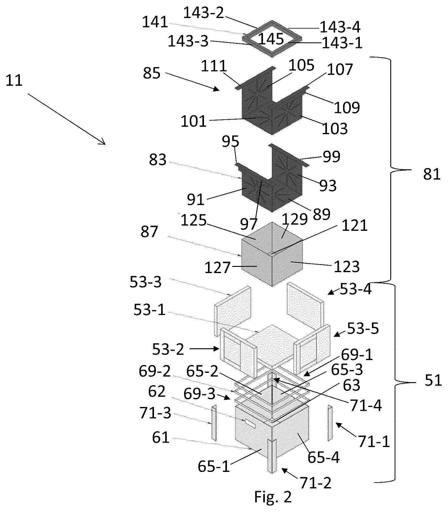 Patent US12378057 Figure 2 – Shipping system for storing and/or transporting temperature-sensitive materials
