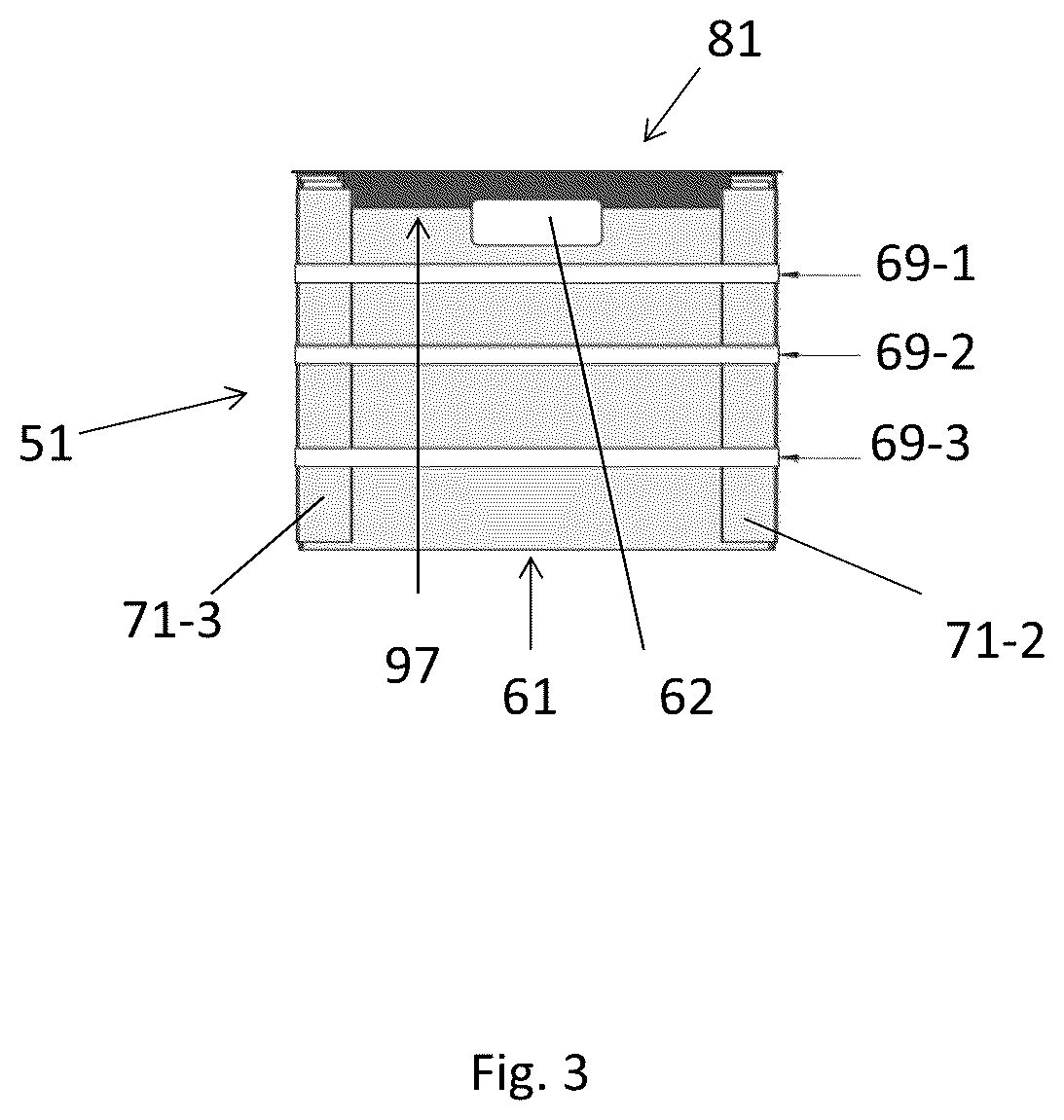 Patent US12378057 Figure 3 – Shipping system for storing and/or transporting temperature-sensitive materials