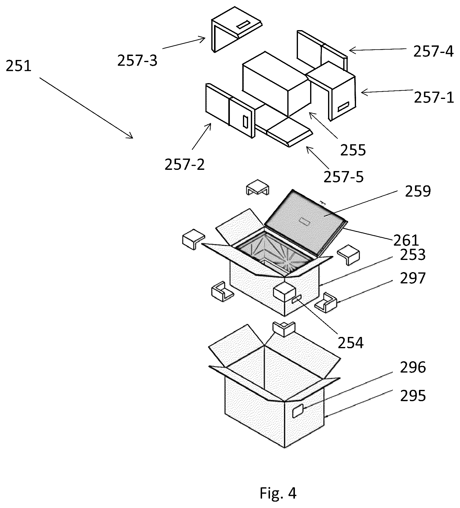 Patent US12378057 Figure 4 – Shipping system for storing and/or transporting temperature-sensitive materials