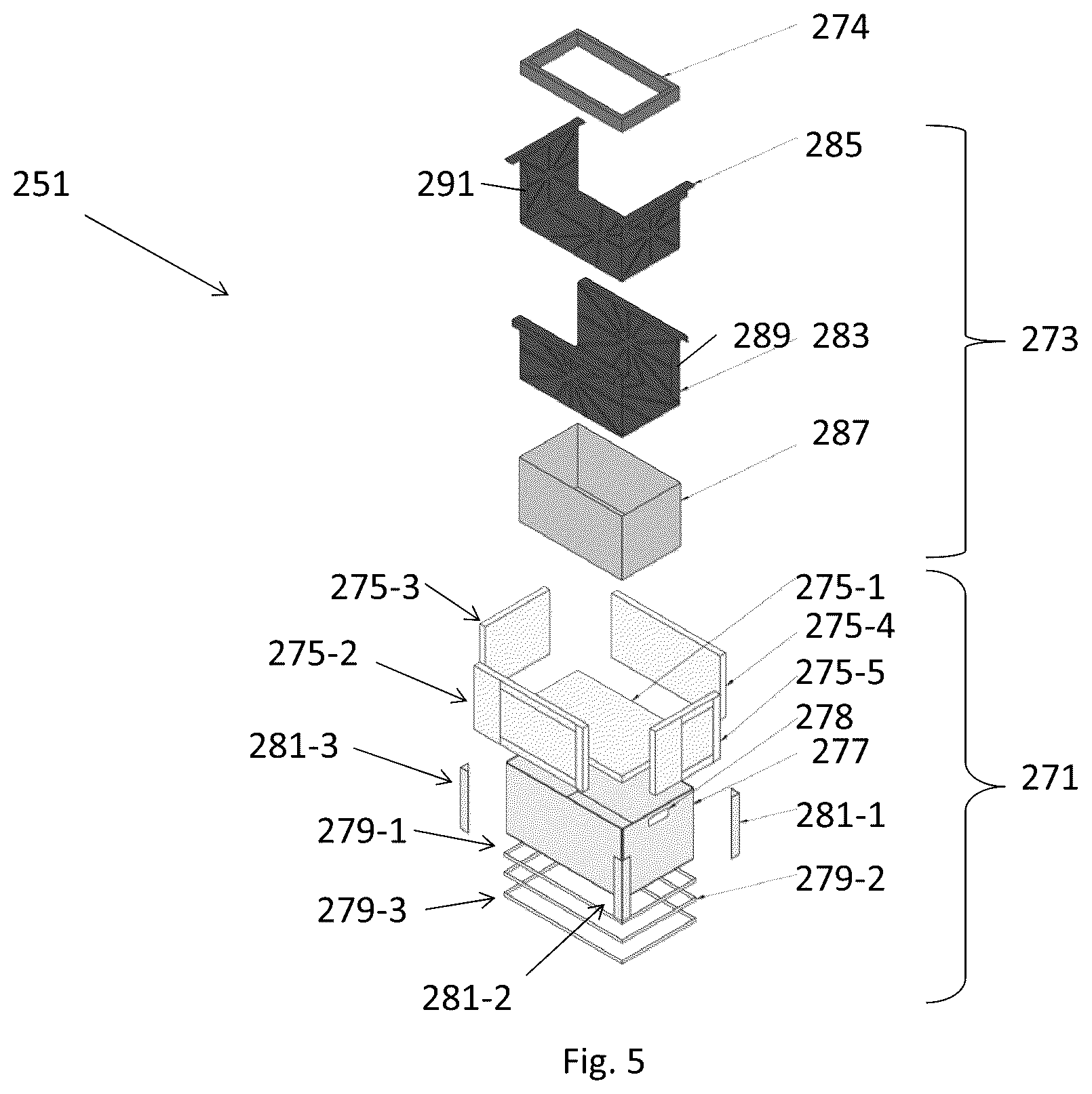 Patent US12378057 Figure 5 – Shipping system for storing and/or transporting temperature-sensitive materials
