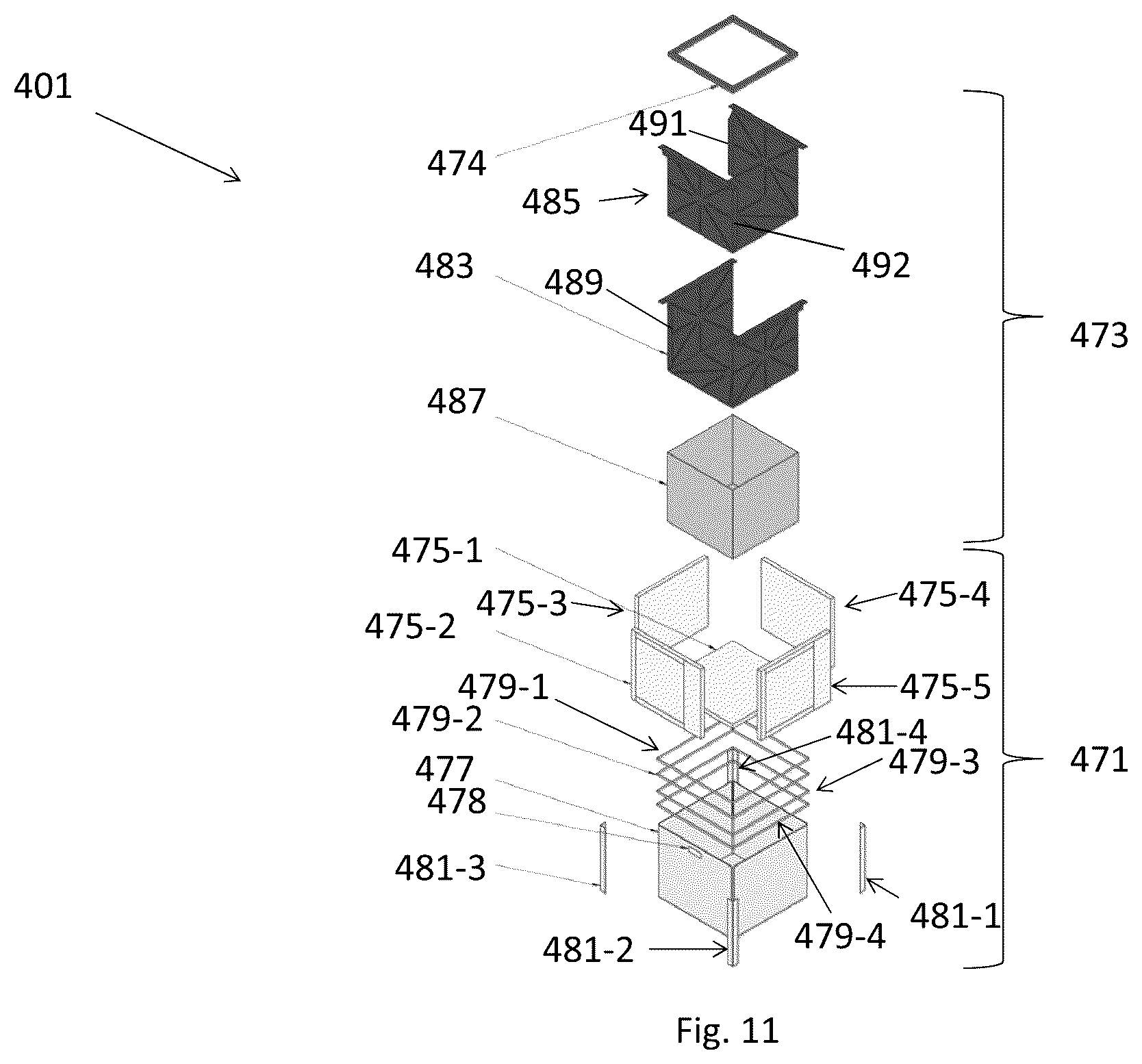 Patent US12378057 Figure 11 – Shipping system for storing and/or transporting temperature-sensitive materials