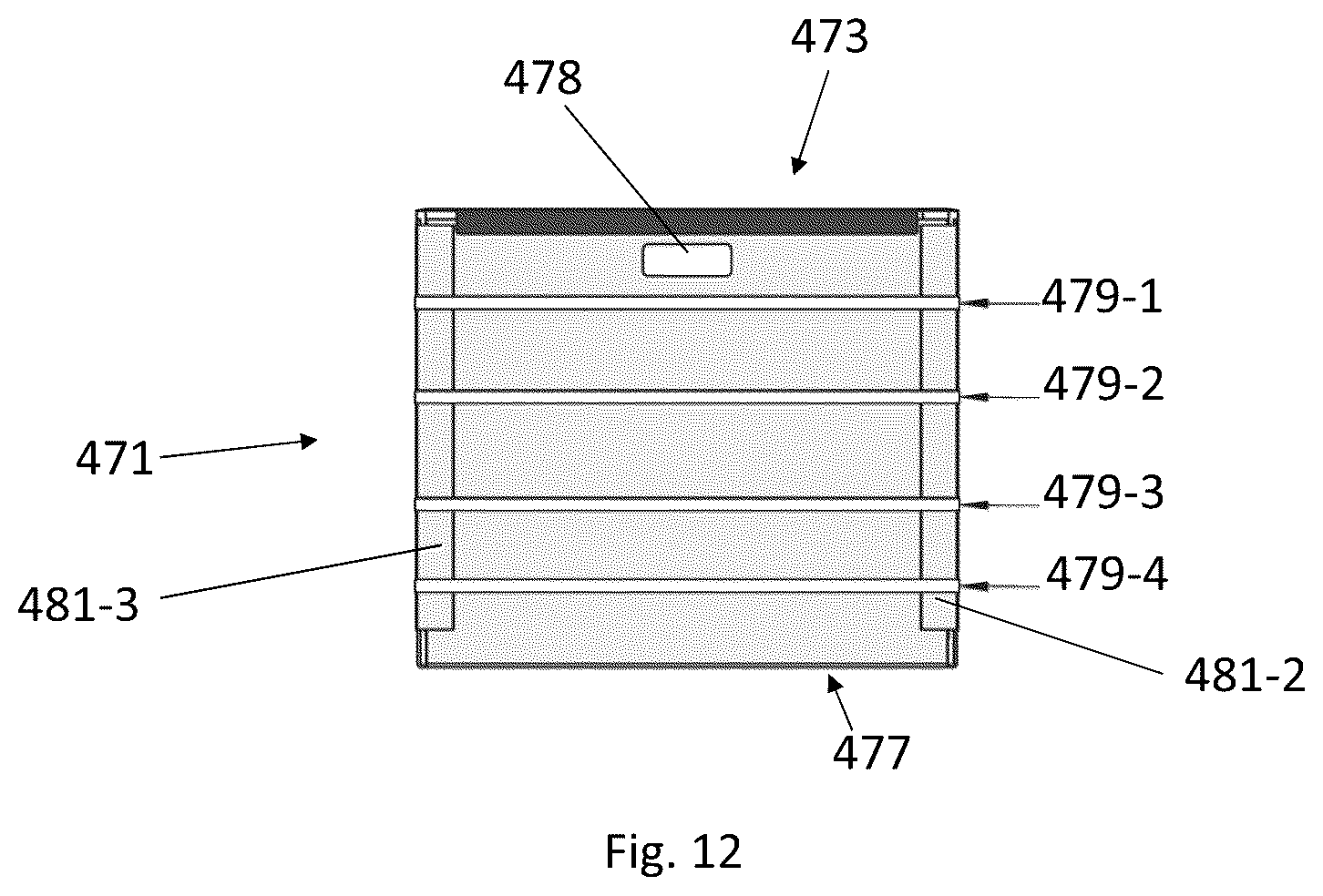Patent US12378057 Figure 12 – Shipping system for storing and/or transporting temperature-sensitive materials