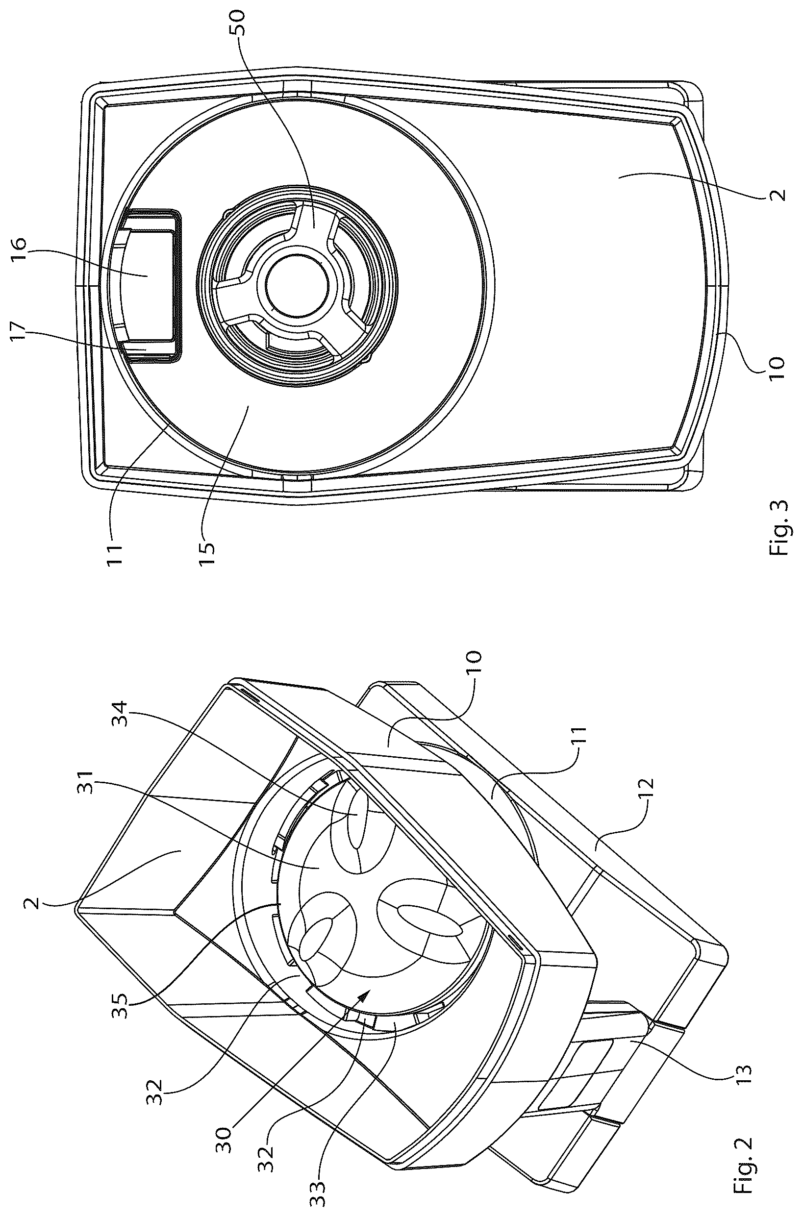 Patent US12378059 Figure 2 – Storage container for a storage and dispensing station