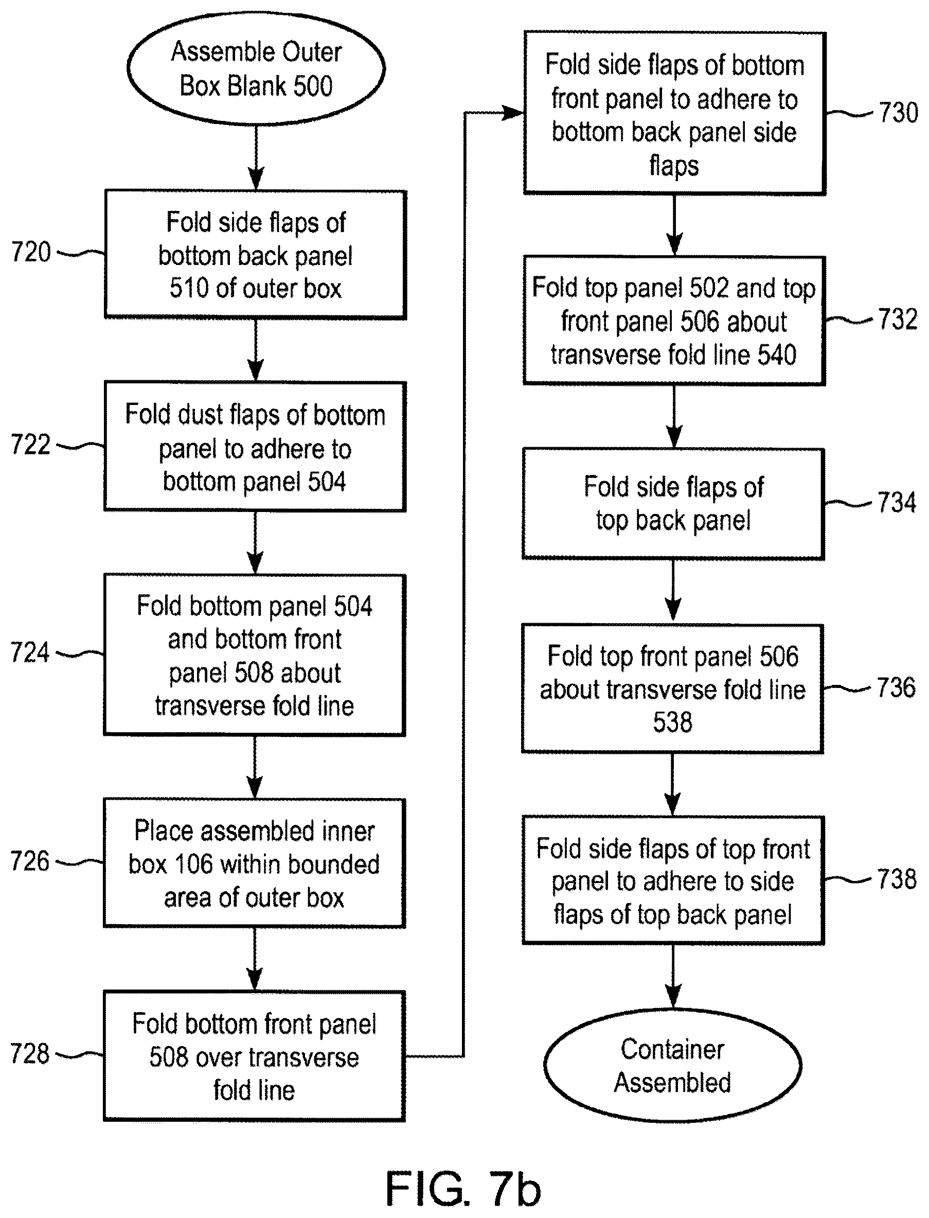 Patent US12378060 Figure 9 – Box blank