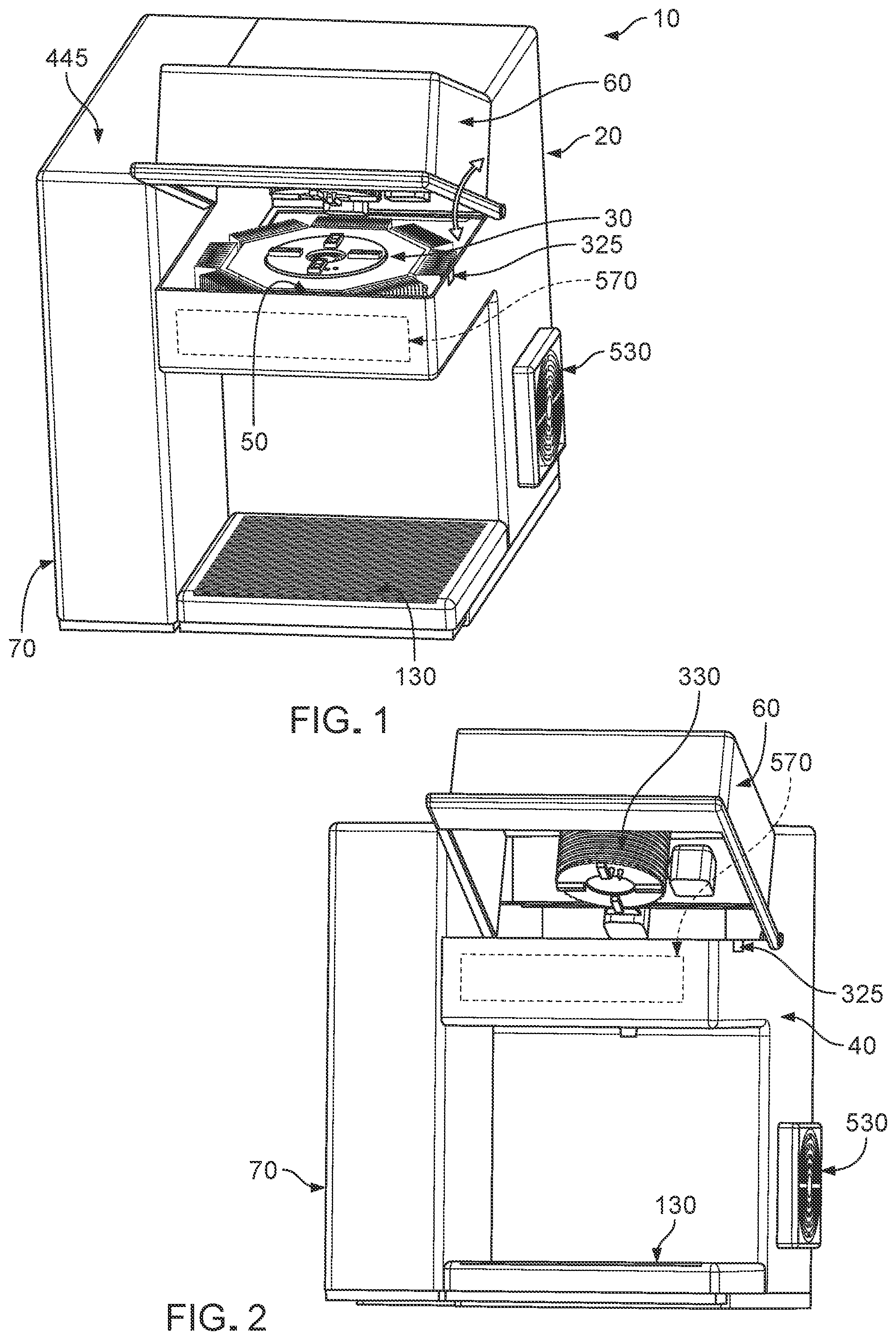 Patent US12378062 Figure 1 – System for providing a single serving of a frozen confection