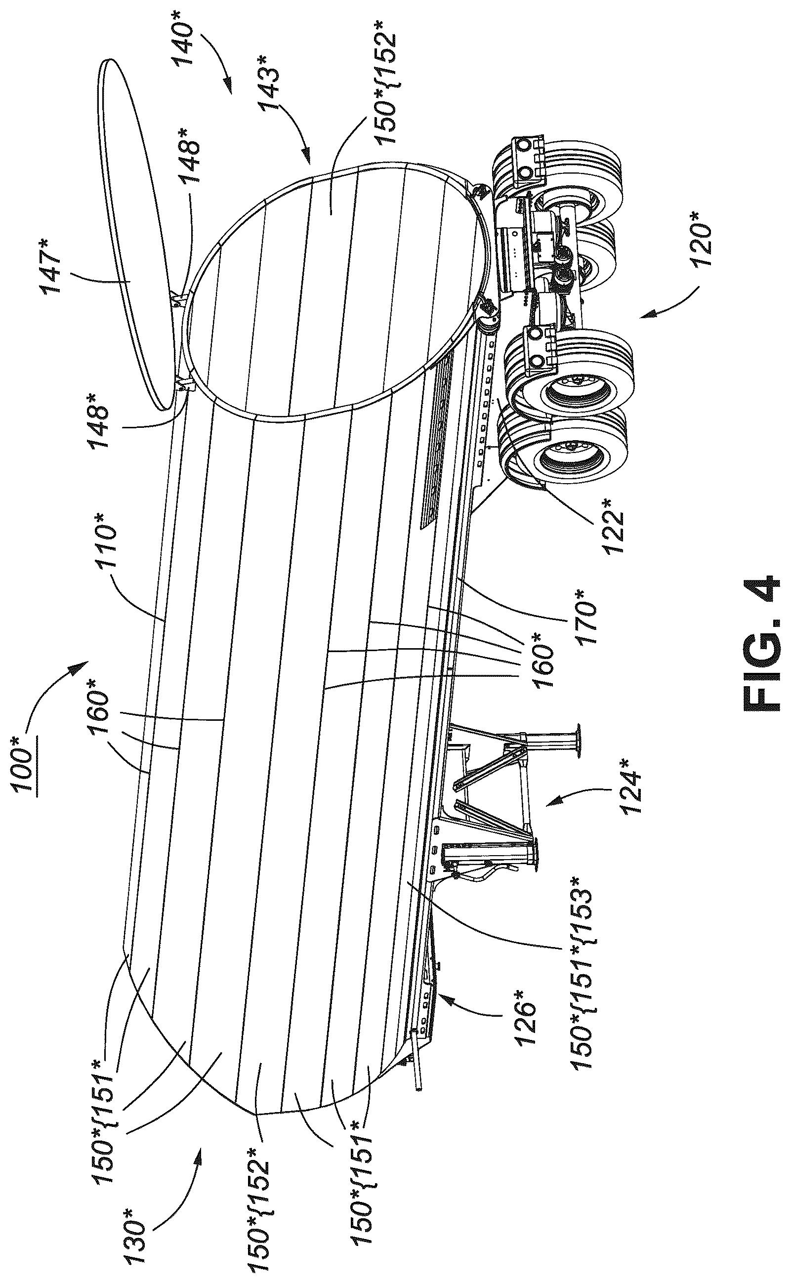 Patent US12378064 Figure 4 – Quasi-cylindrical cargo container and construction