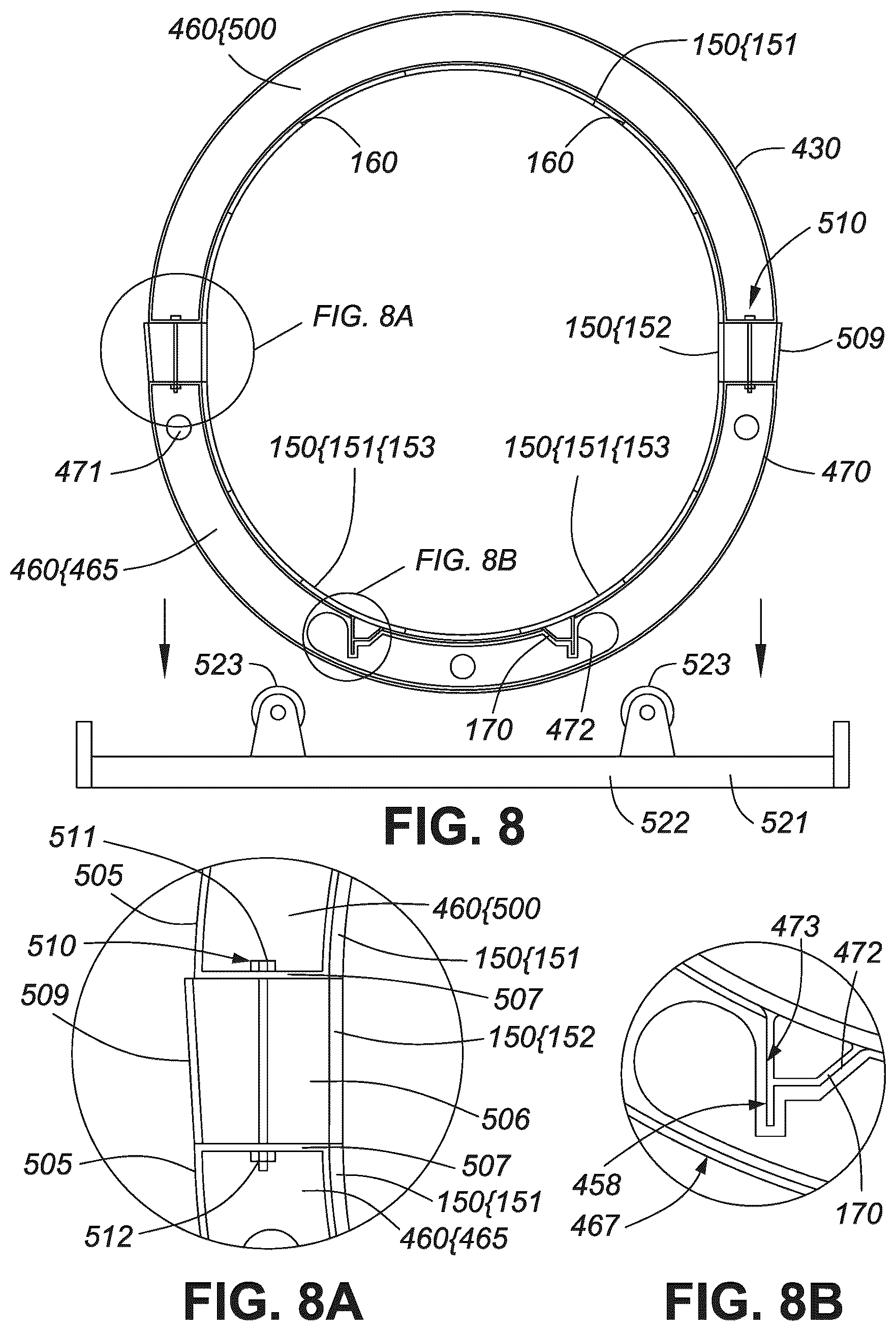 Patent US12378064 Figure 9 – Quasi-cylindrical cargo container and construction