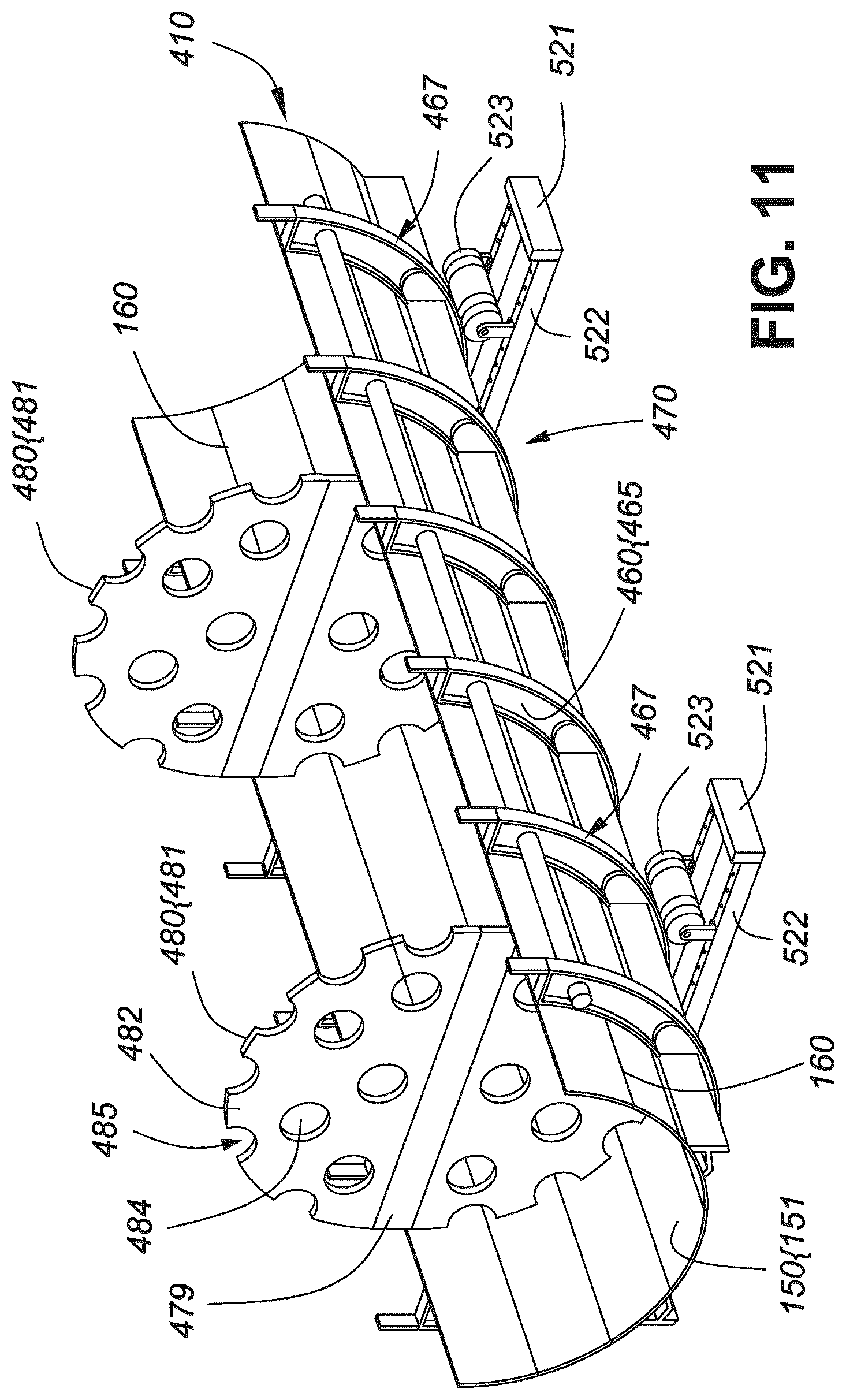 Patent US12378064 Figure 12 – Quasi-cylindrical cargo container and construction