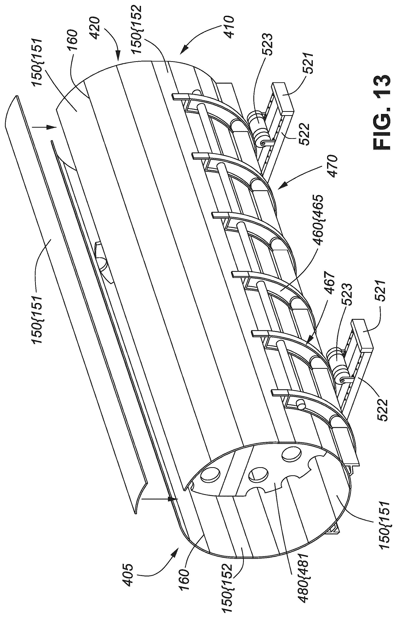 Patent US12378064 Figure 14 – Quasi-cylindrical cargo container and construction