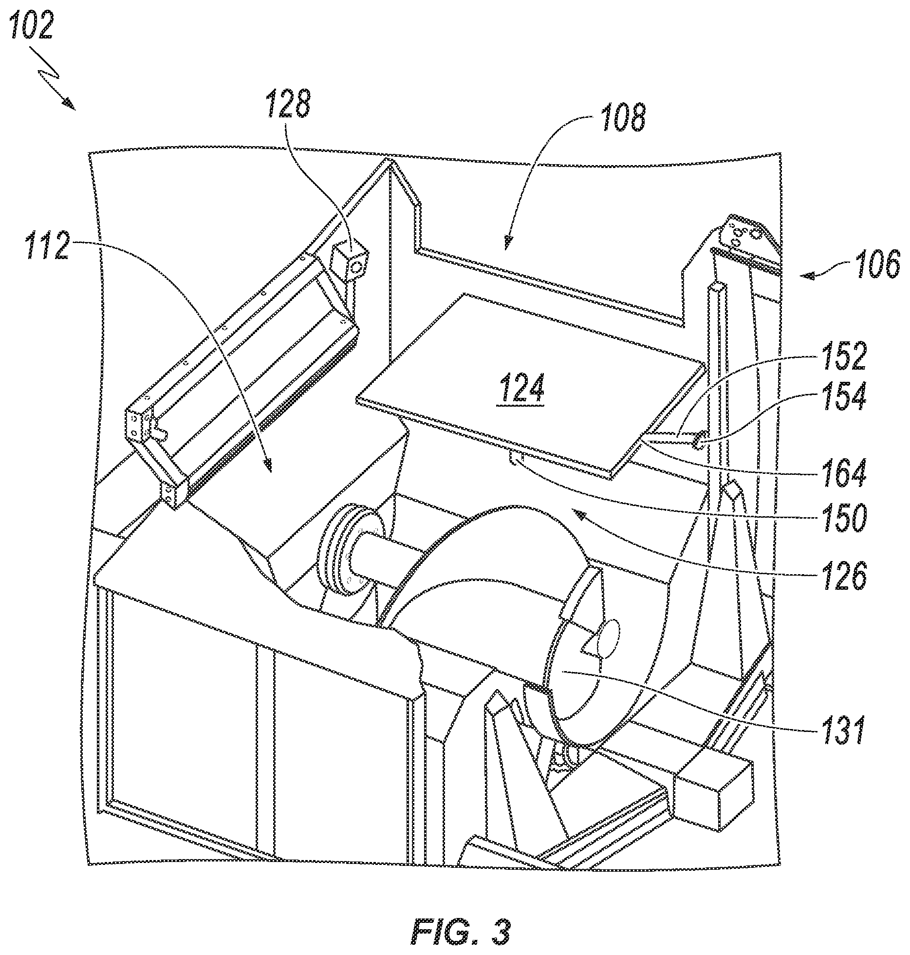 Patent US12378068 Figure 3 – Refuse collection with auger and contamination detection panel