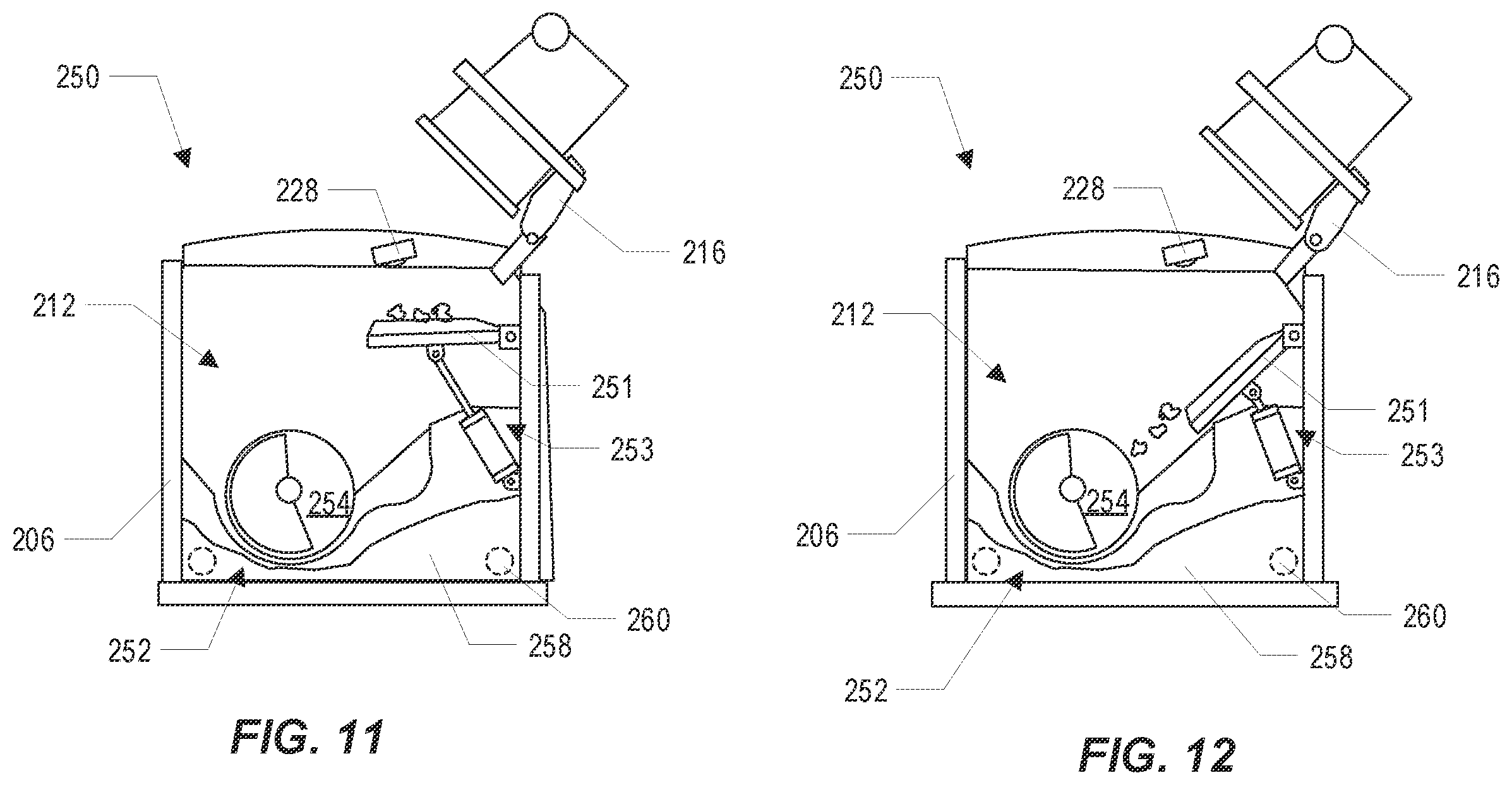 Patent US12378068 Figure 9 – Refuse collection with auger and contamination detection panel