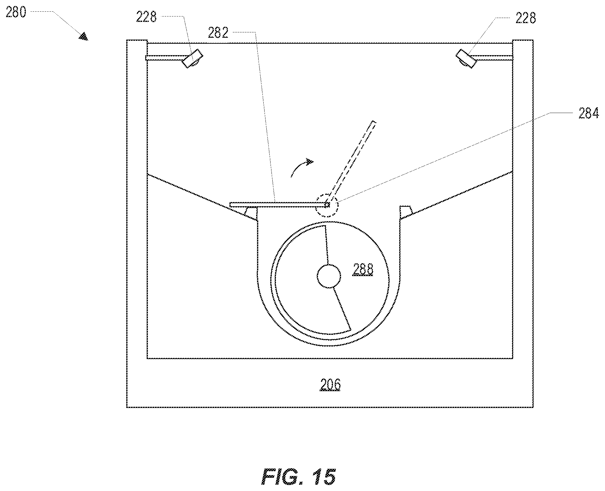 Patent US12378068 Figure 11 – Refuse collection with auger and contamination detection panel
