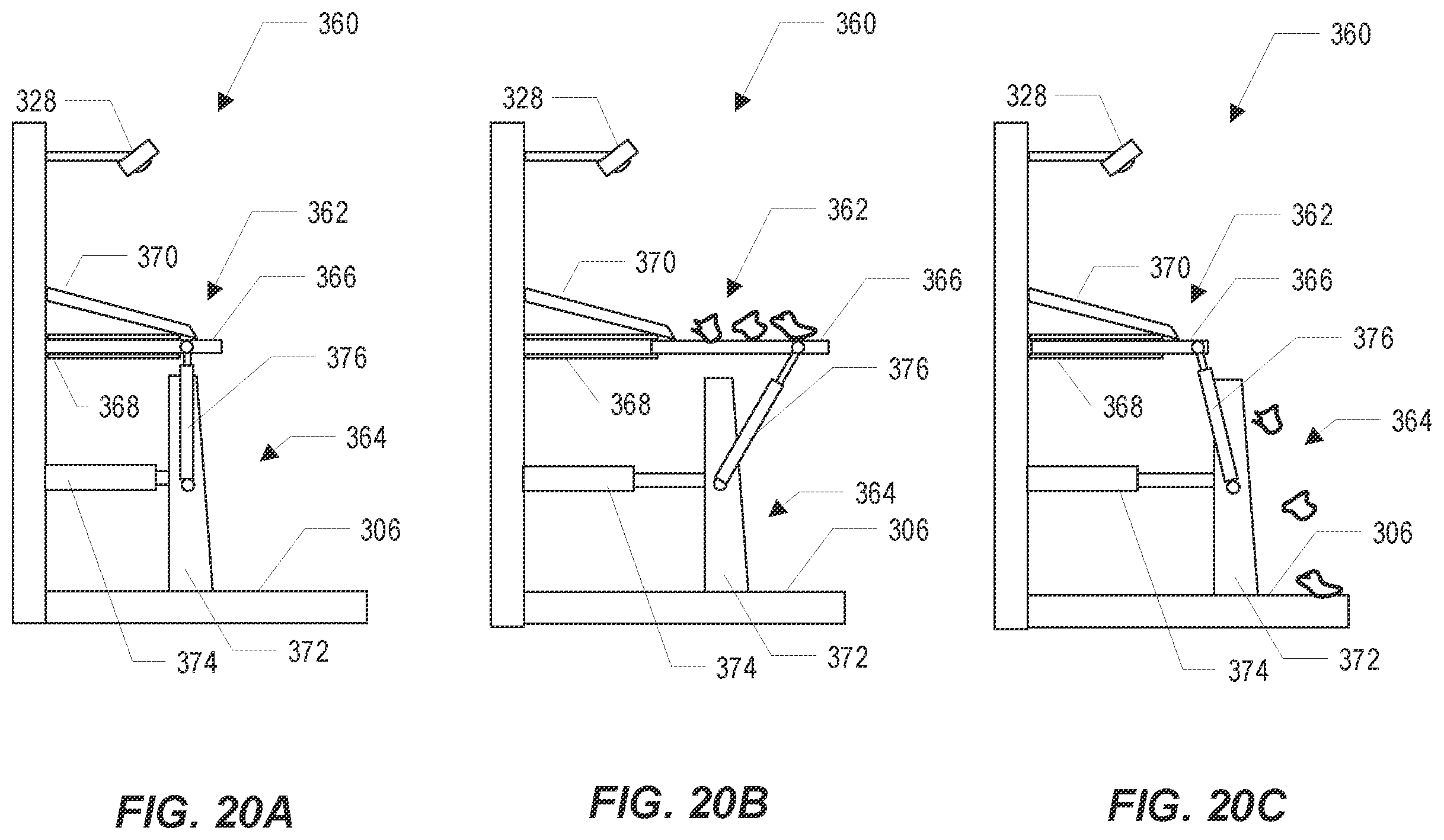 Patent US12378068 Figure 15 – Refuse collection with auger and contamination detection panel