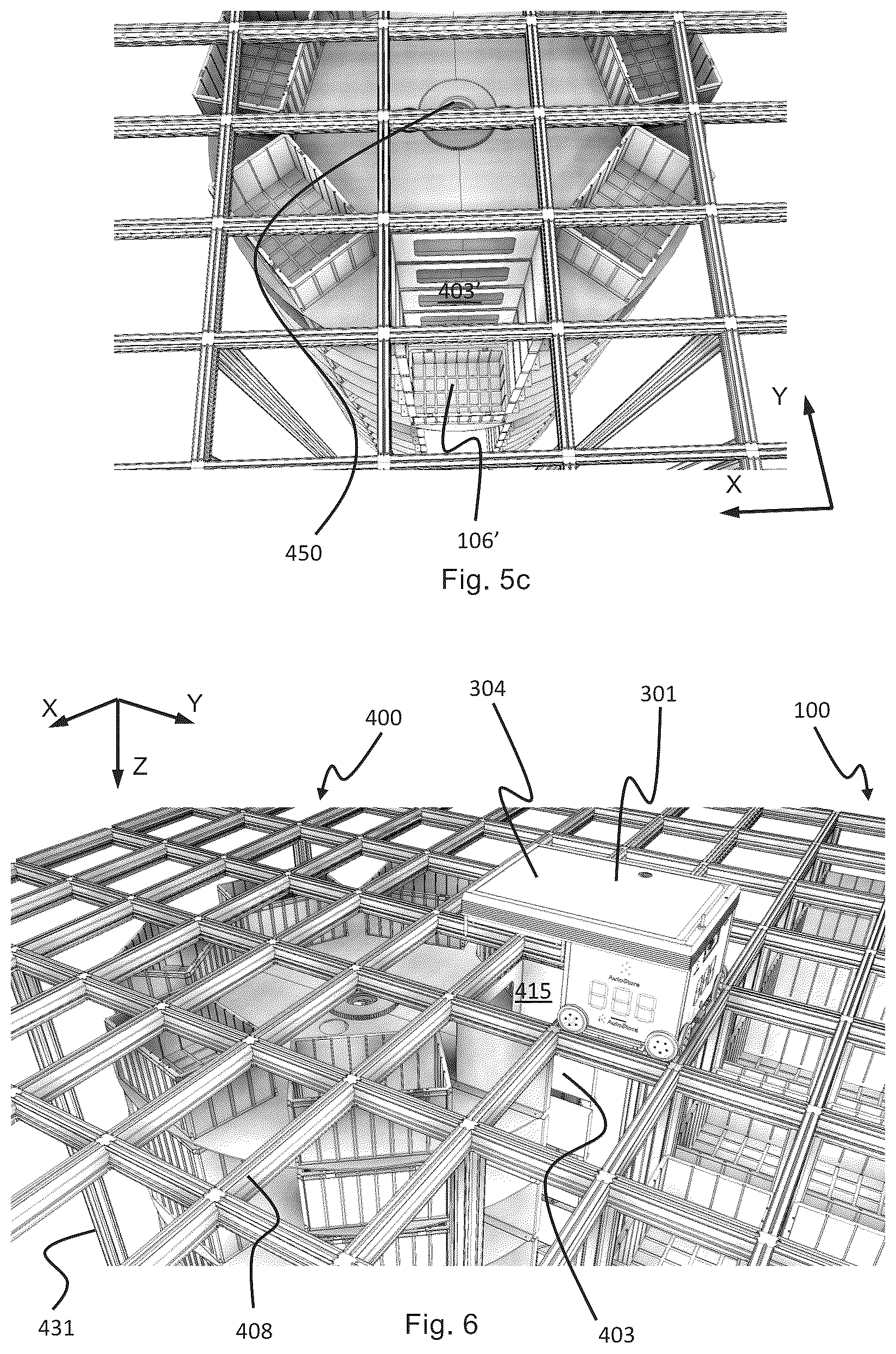 Patent US12378069 Figure 5 – Automated storage tower with carousel