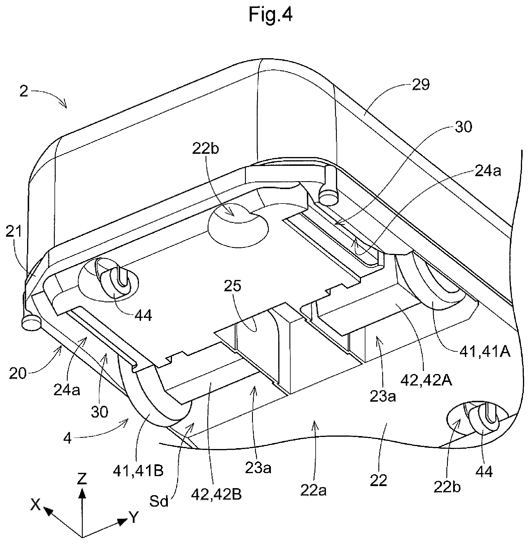 Patent US12378073 Figure 3 – Article transport vehicle