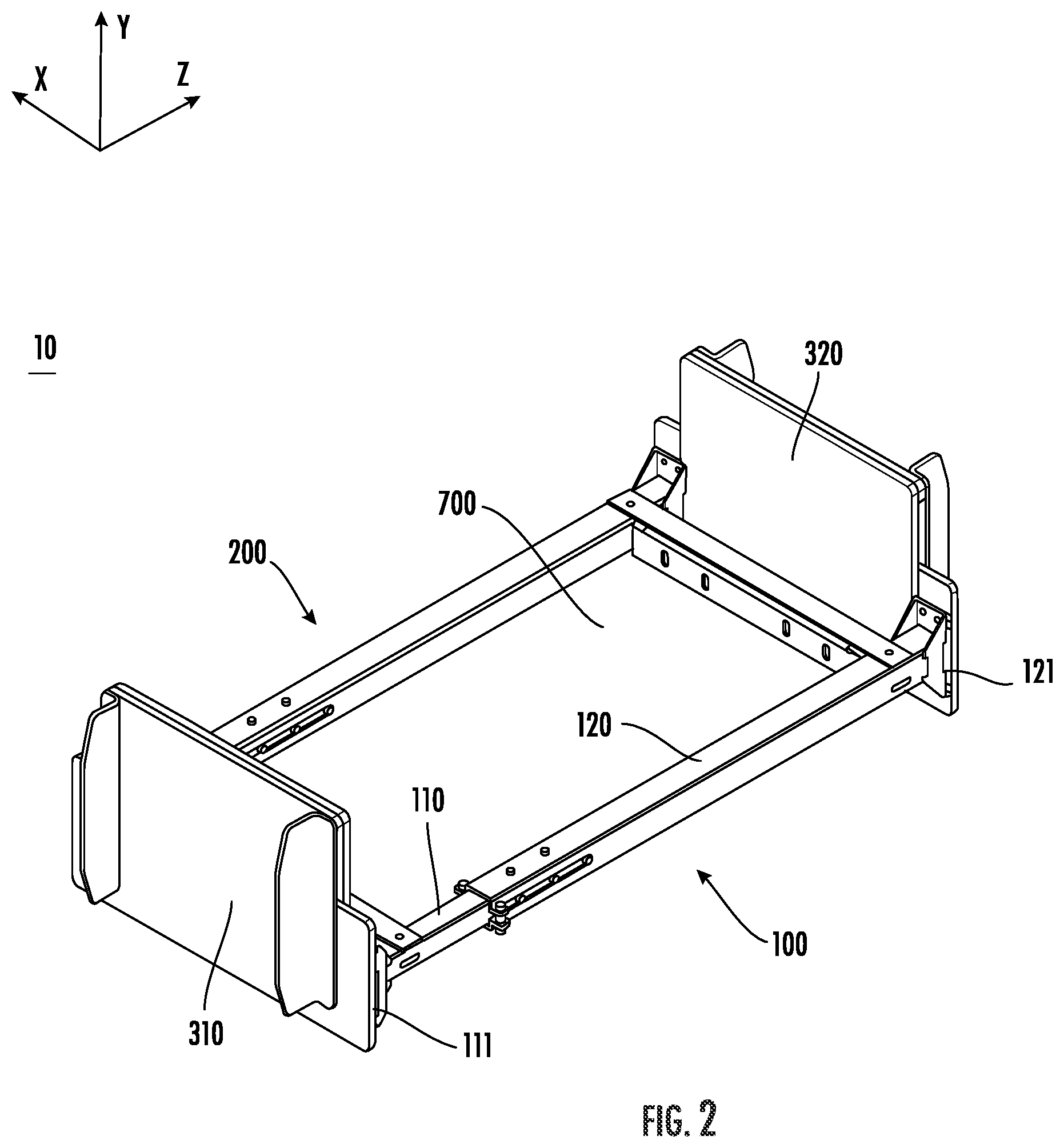 Patent US12378075 Figure 2 – Carriage lift assembly for materials handling and storage systems