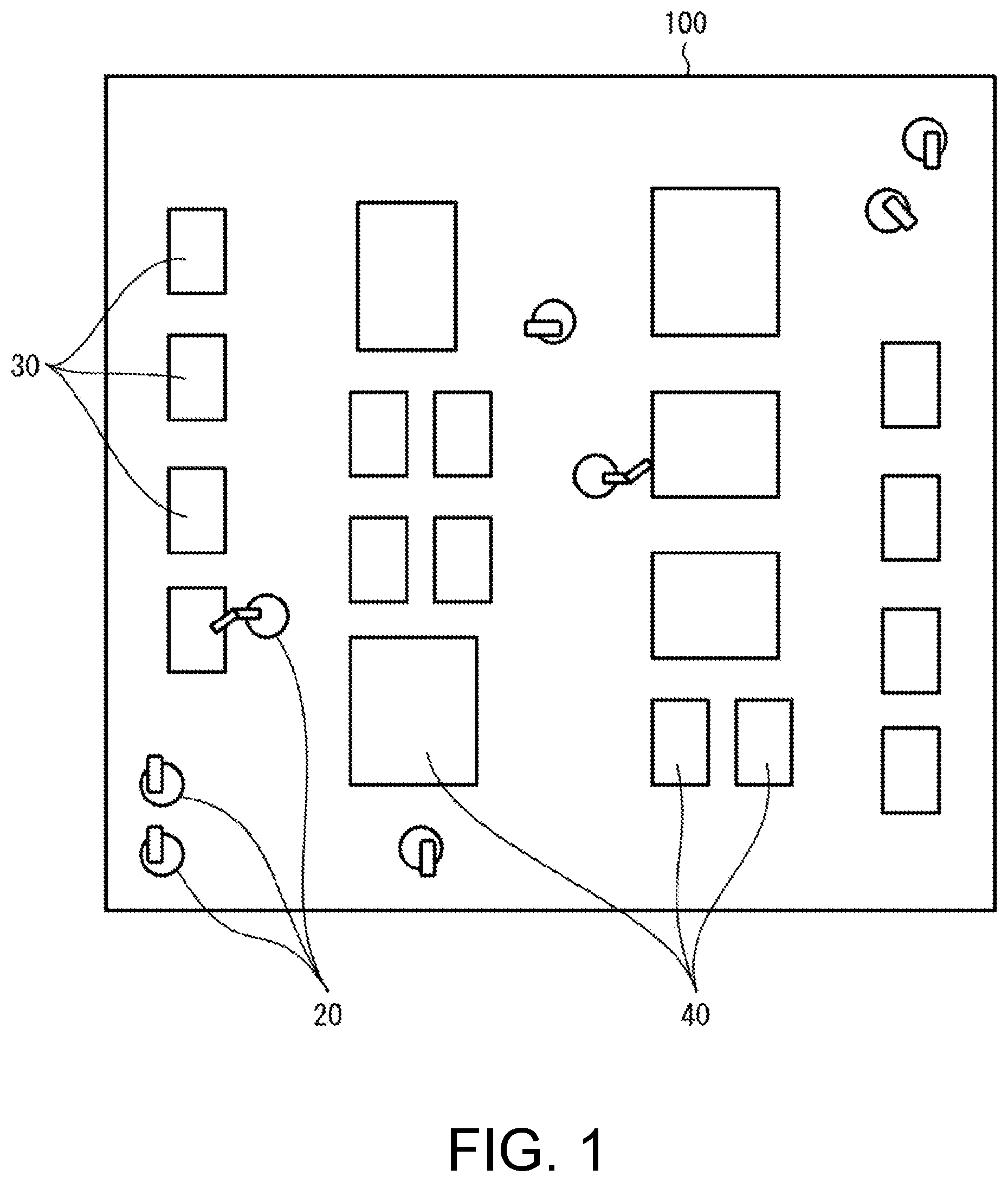 Patent US12378076 Figure 1 – Transport system and transport robot