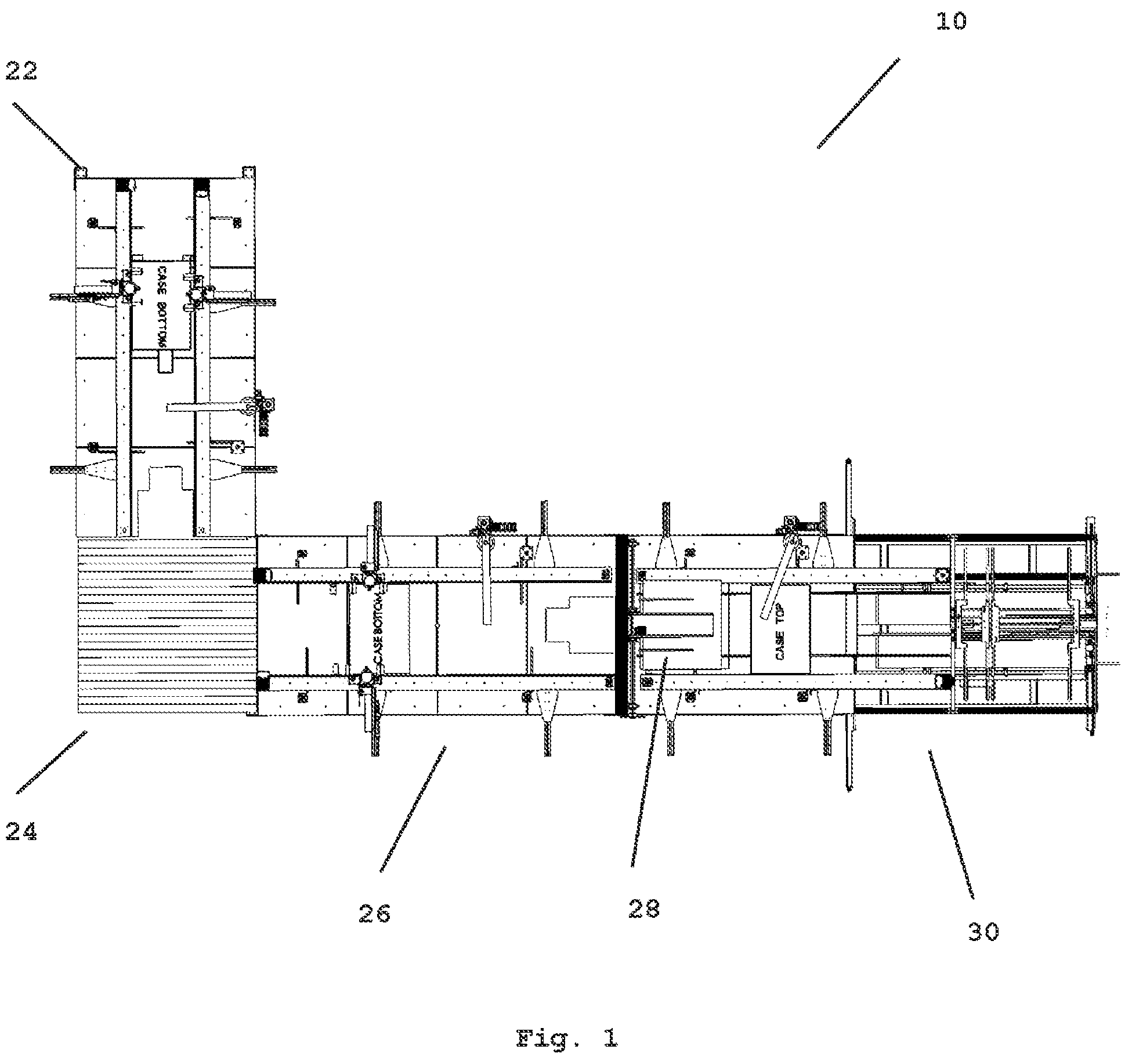 Patent US12378077 Figure 1 – Automated decant system