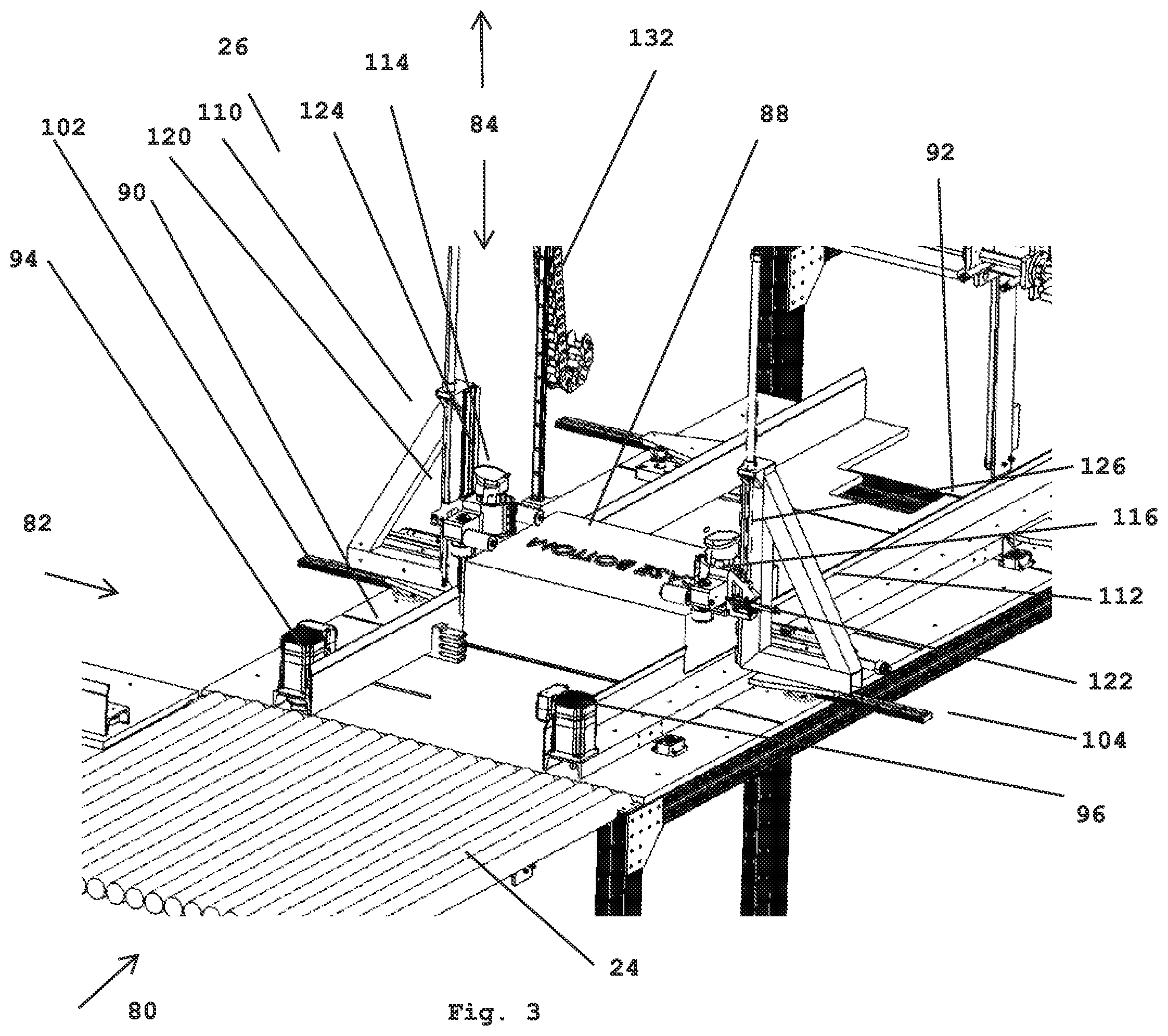 Patent US12378077 Figure 3 – Automated decant system