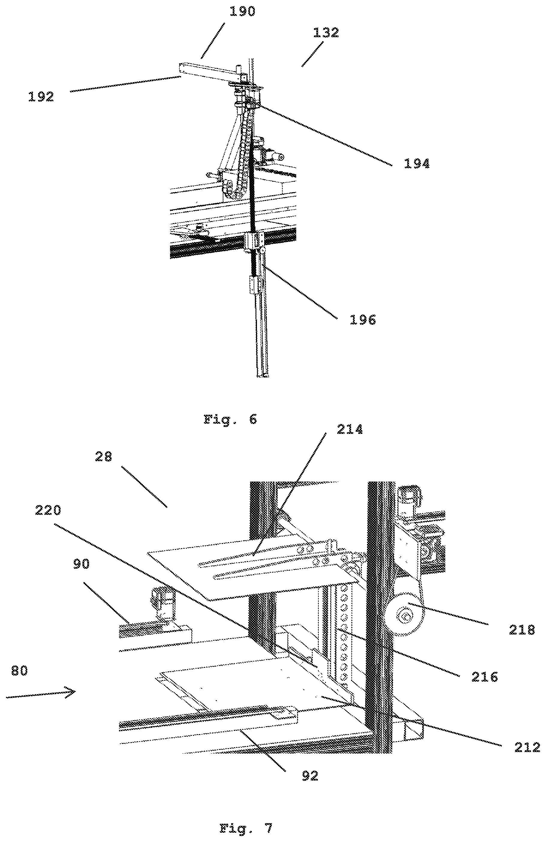 Patent US12378077 Figure 5 – Automated decant system