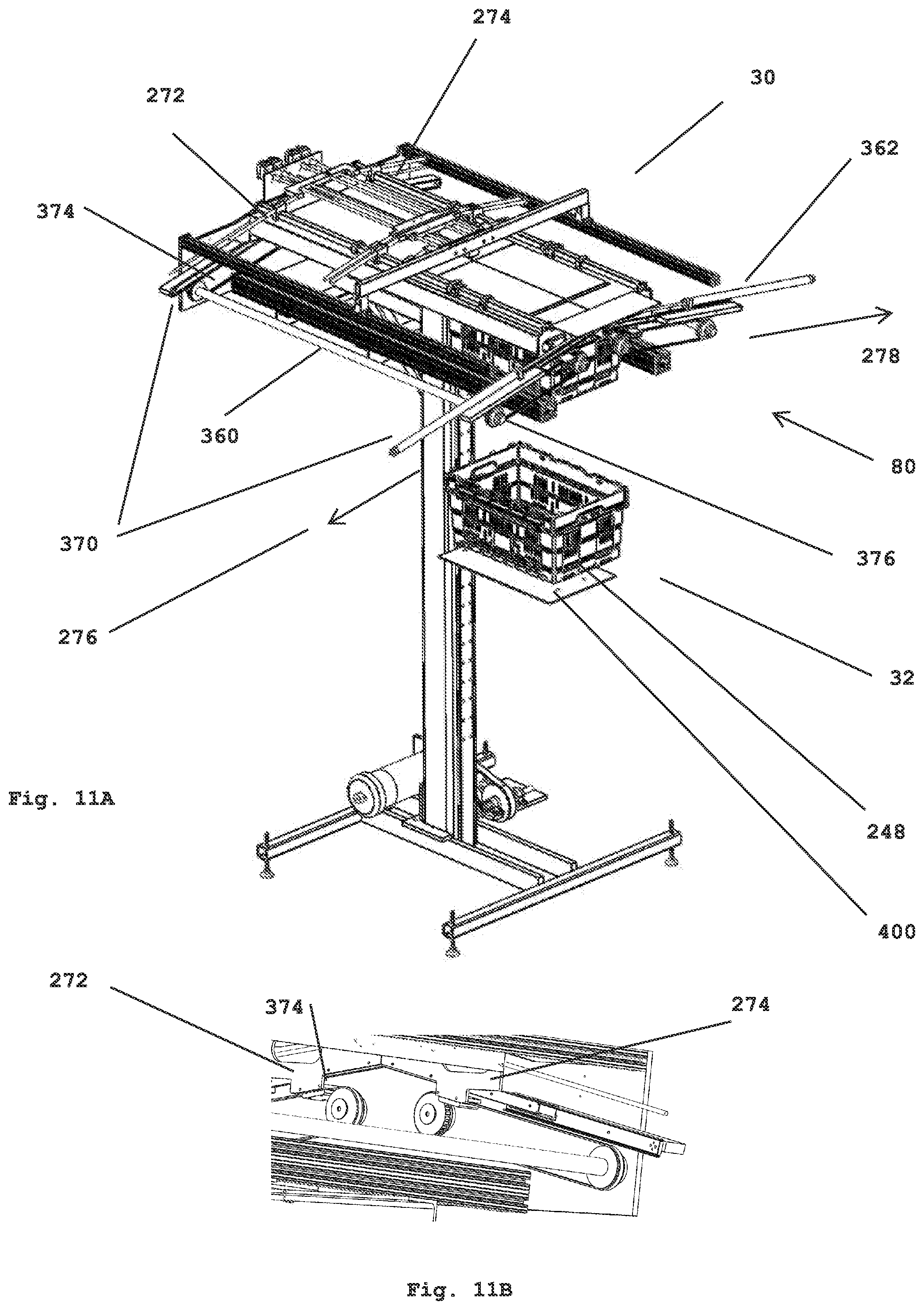 Patent US12378077 Figure 13 – Automated decant system