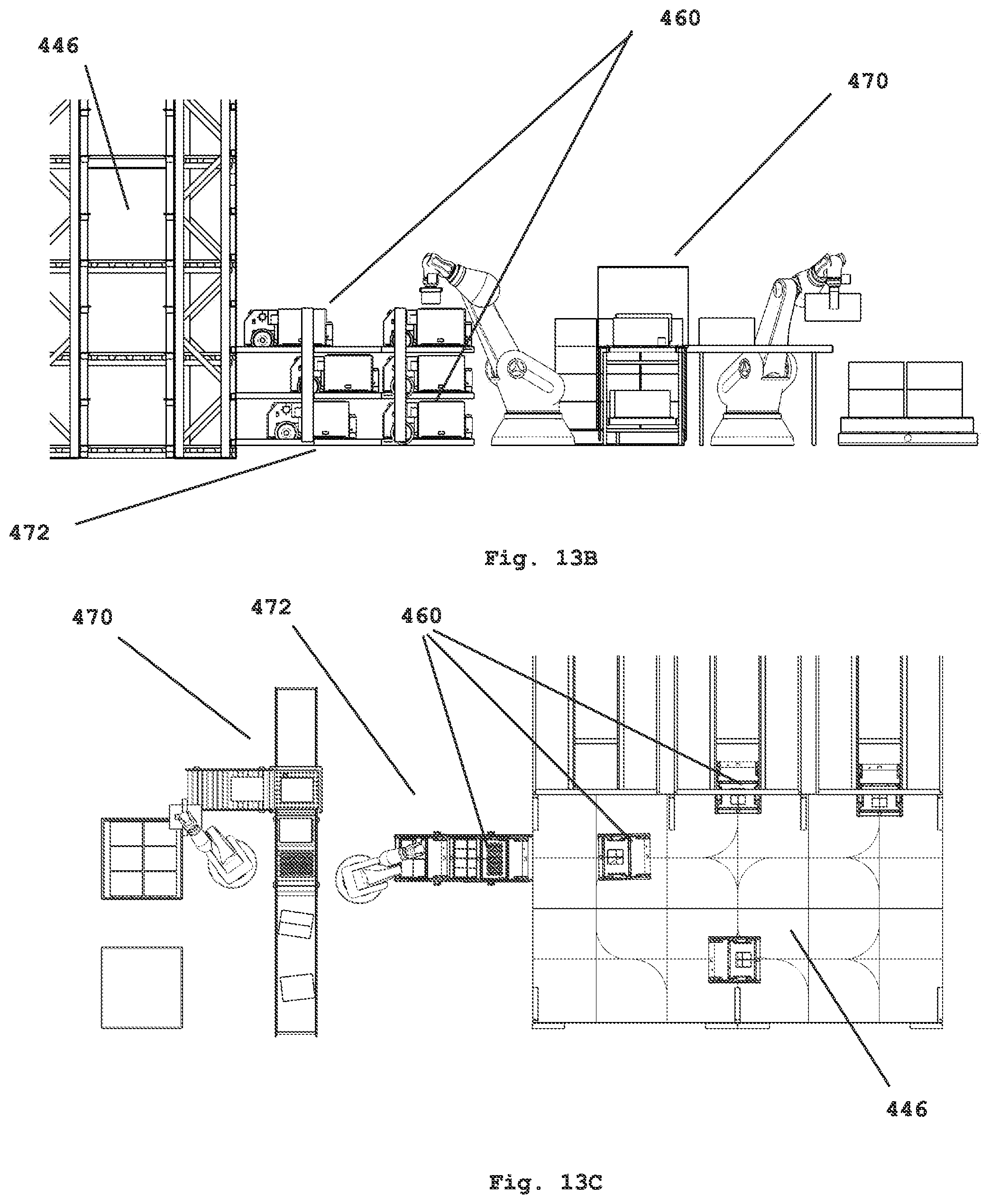 Patent US12378077 Figure 16 – Automated decant system