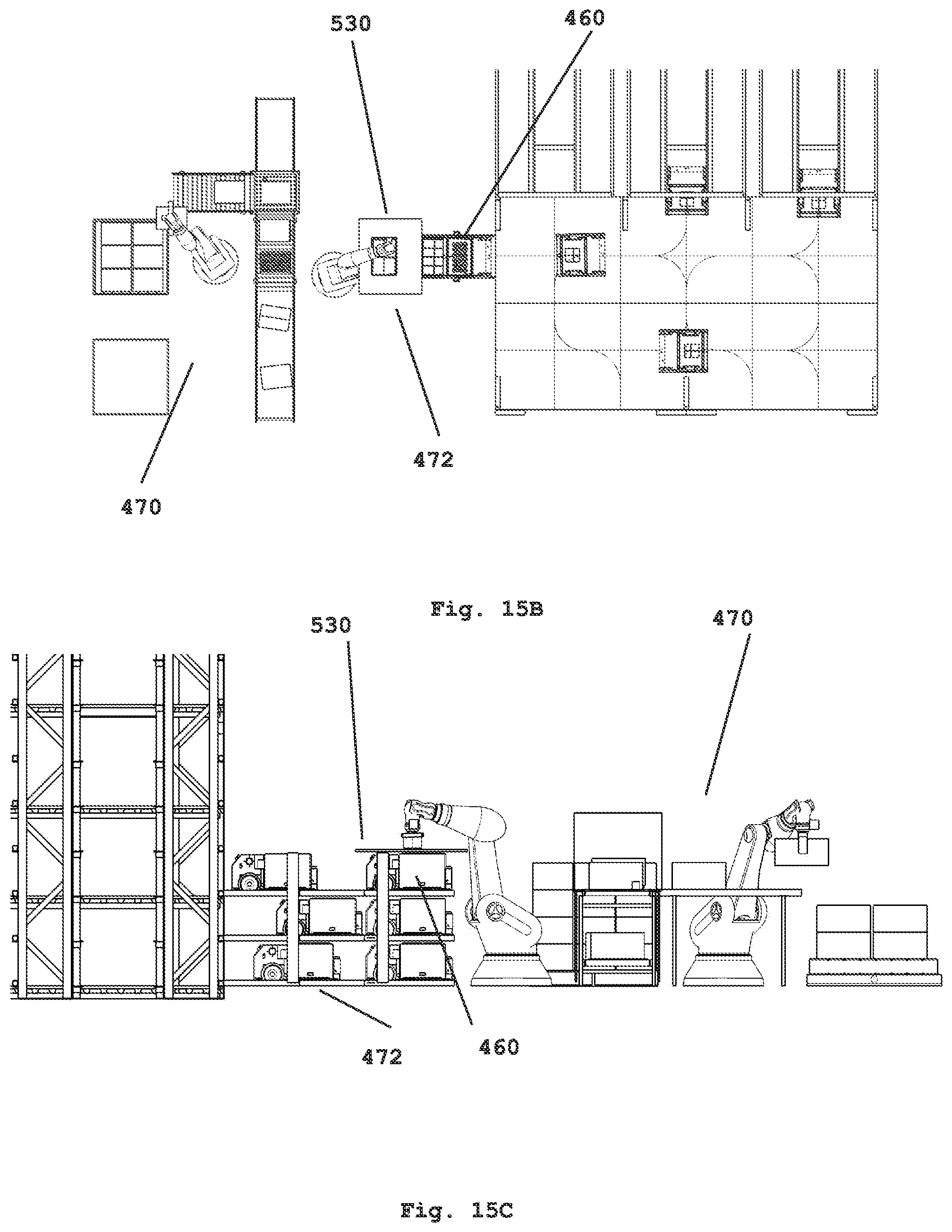 Patent US12378077 Figure 19 – Automated decant system
