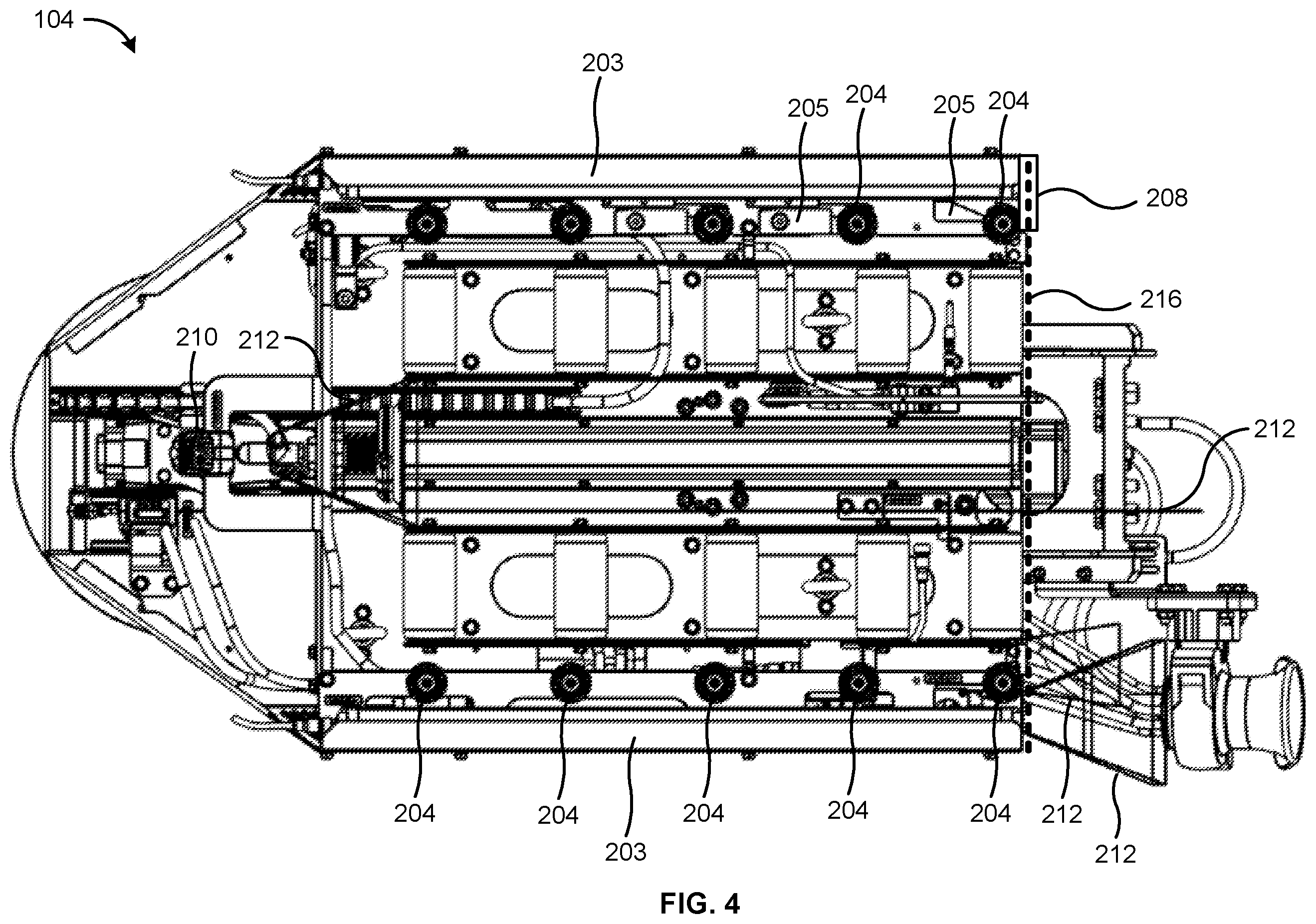 Patent US12378078 Figure 5 – Container management system