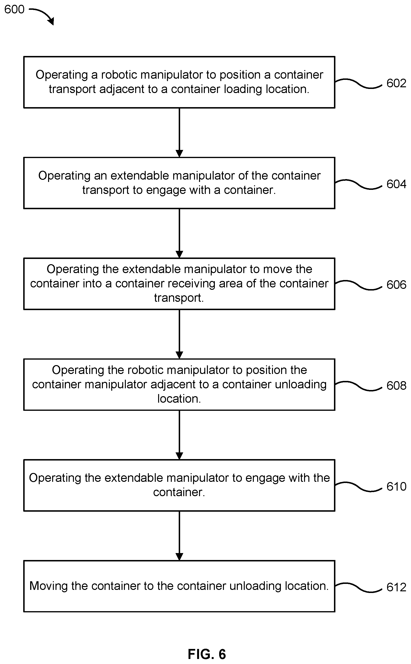 Patent US12378078 Figure 8 – Container management system