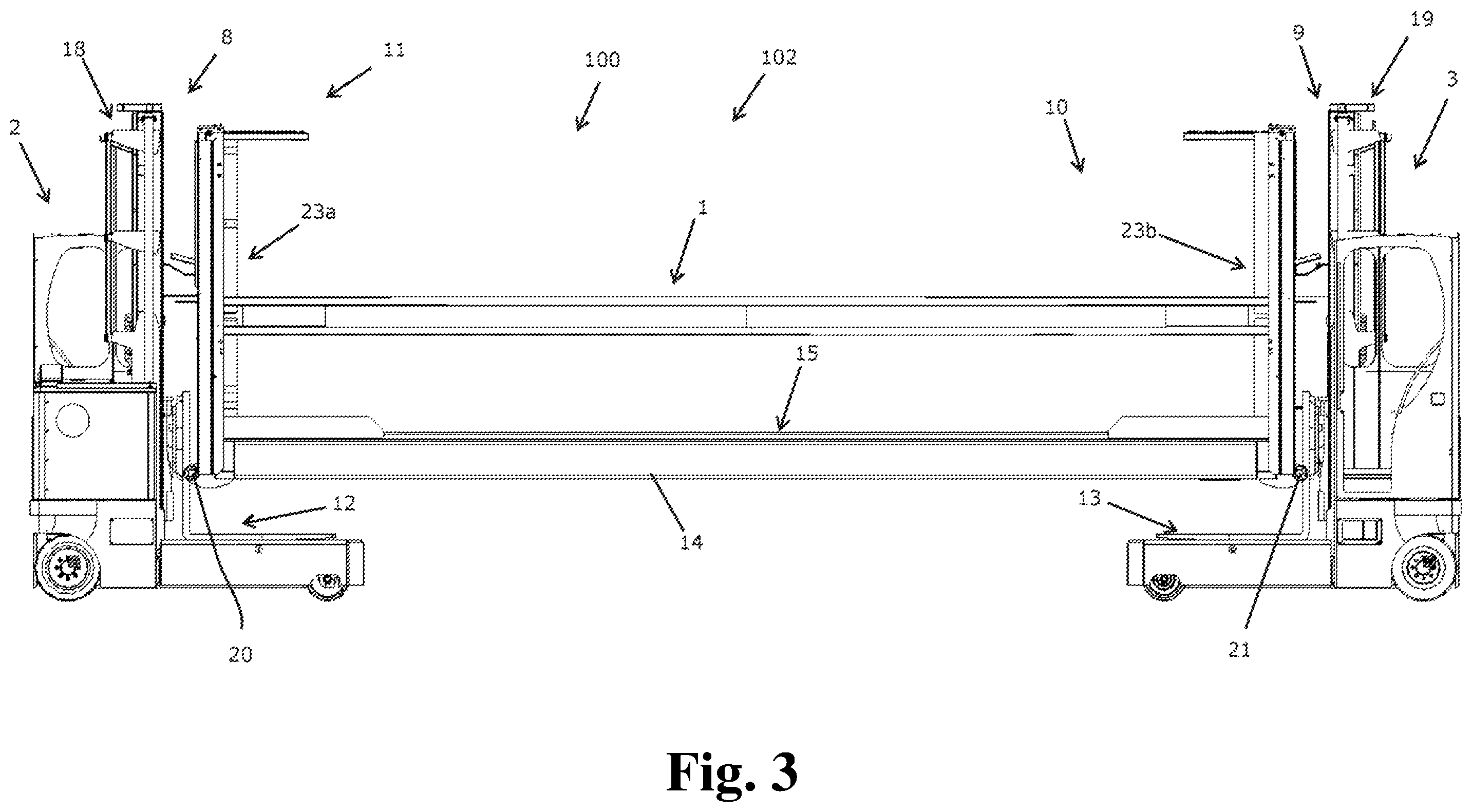 Patent US12378079 Figure 3 – Transport system for order-picking