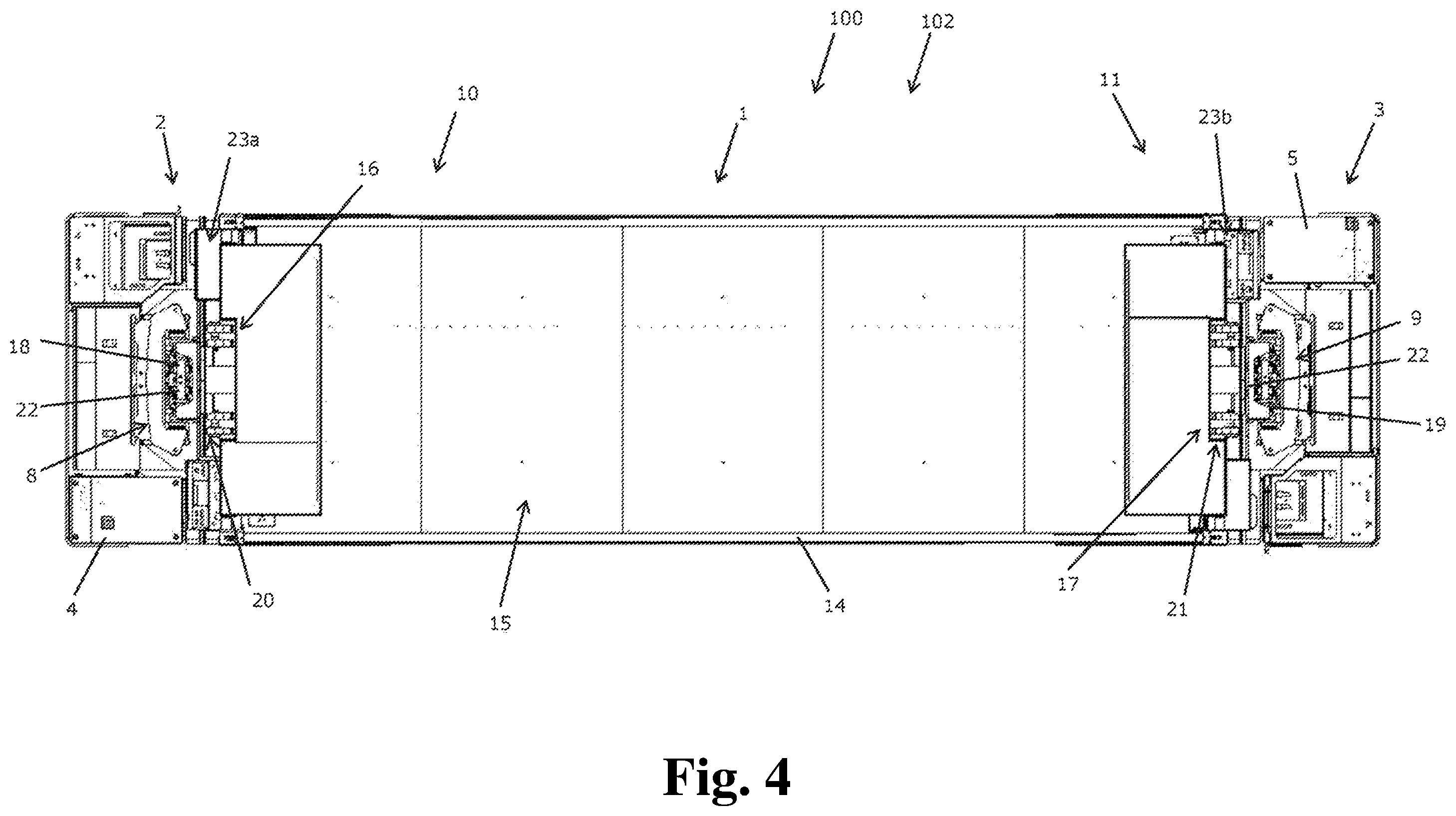 Patent US12378079 Figure 4 – Transport system for order-picking