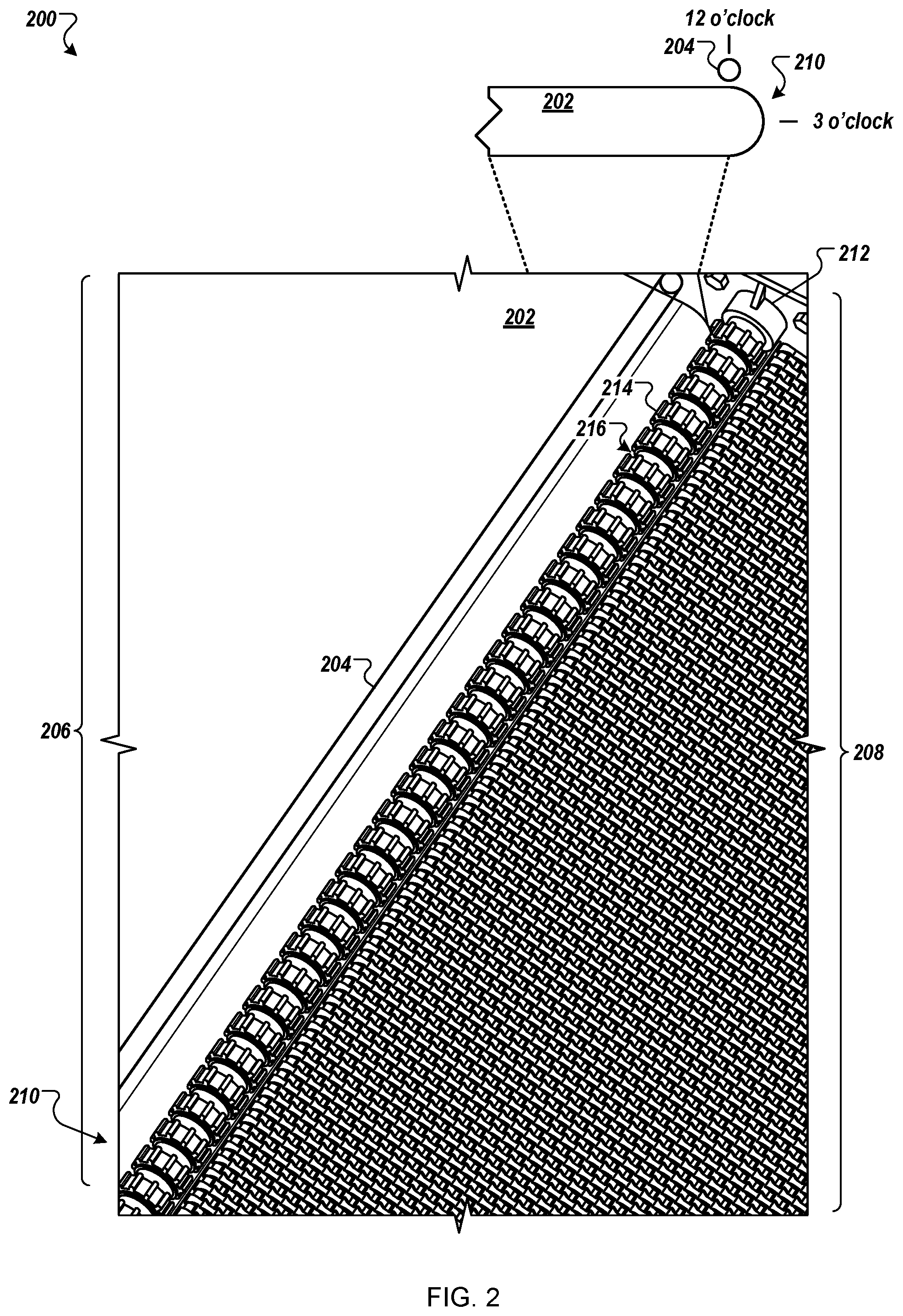 Patent US12378080 Figure 2 – Continuous conveyor belt
