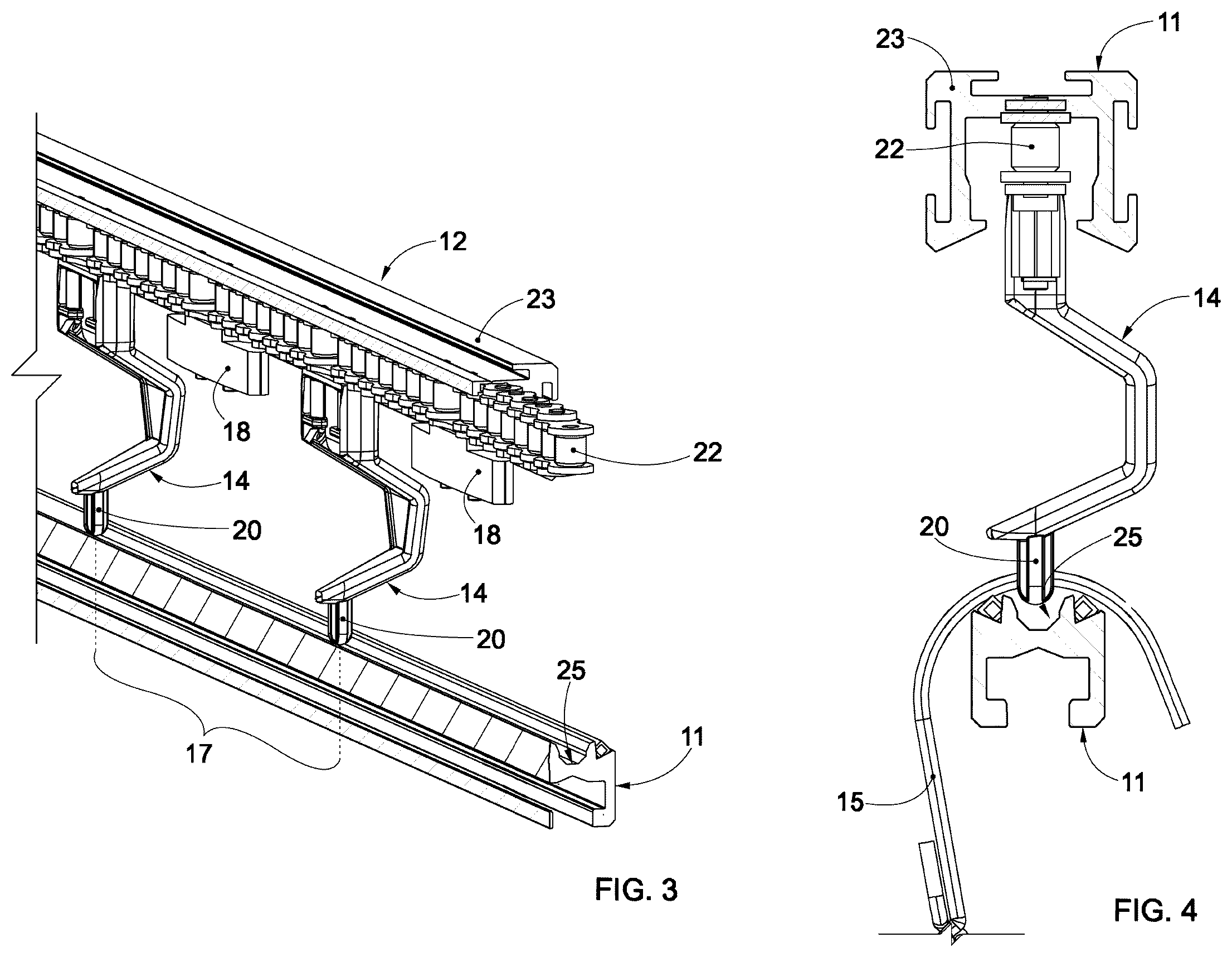 Patent US12378081 Figure 2 – Apparatus for moving and sorting articles