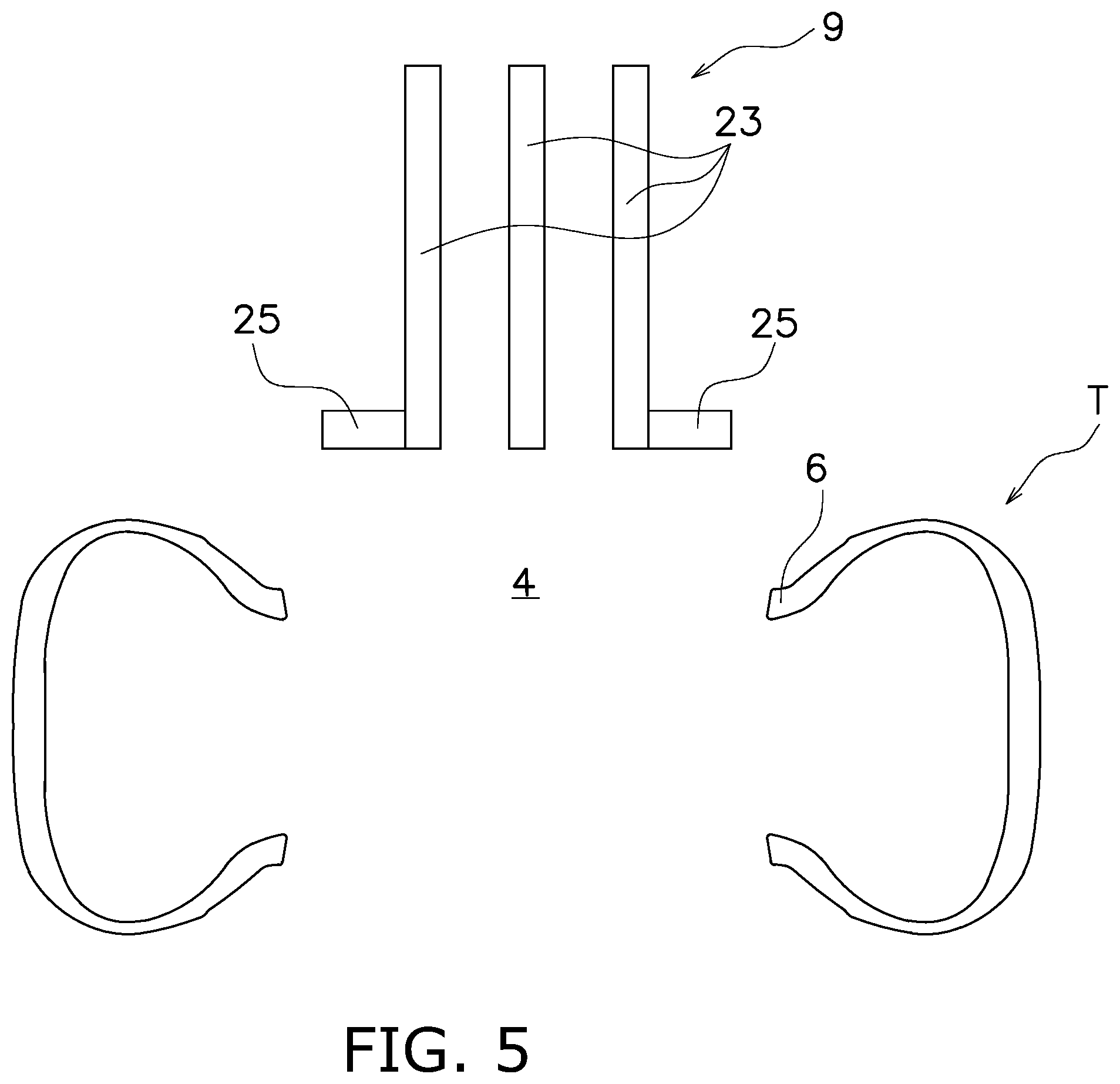 Patent US12378084 Figure 4 – Tire transport apparatus