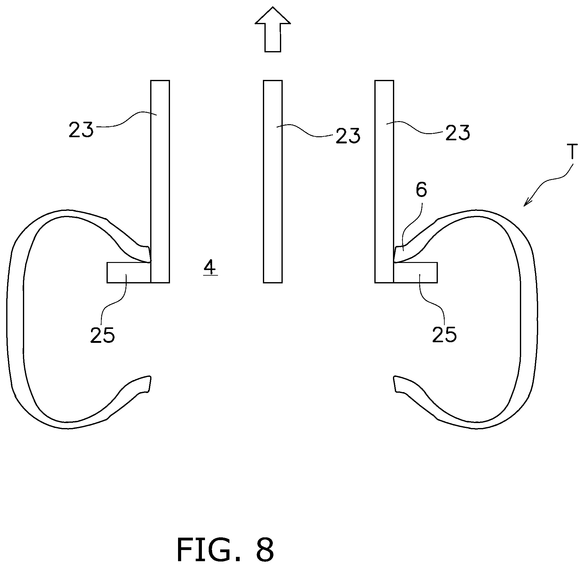 Patent US12378084 Figure 7 – Tire transport apparatus