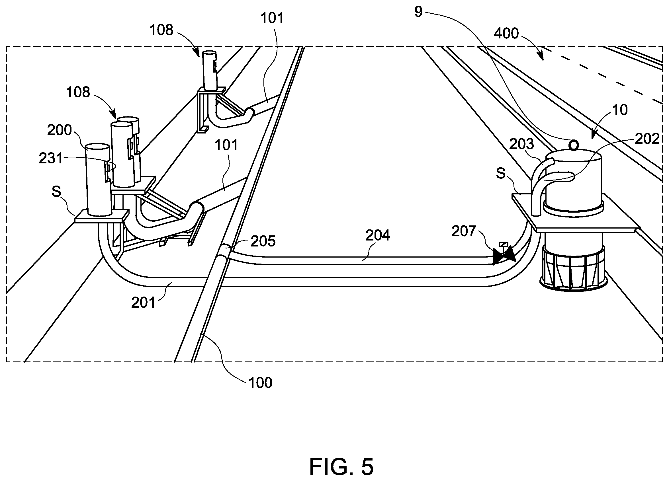 Patent US12378085 Figure 4 – Method for conveying material and material conveying arrangement