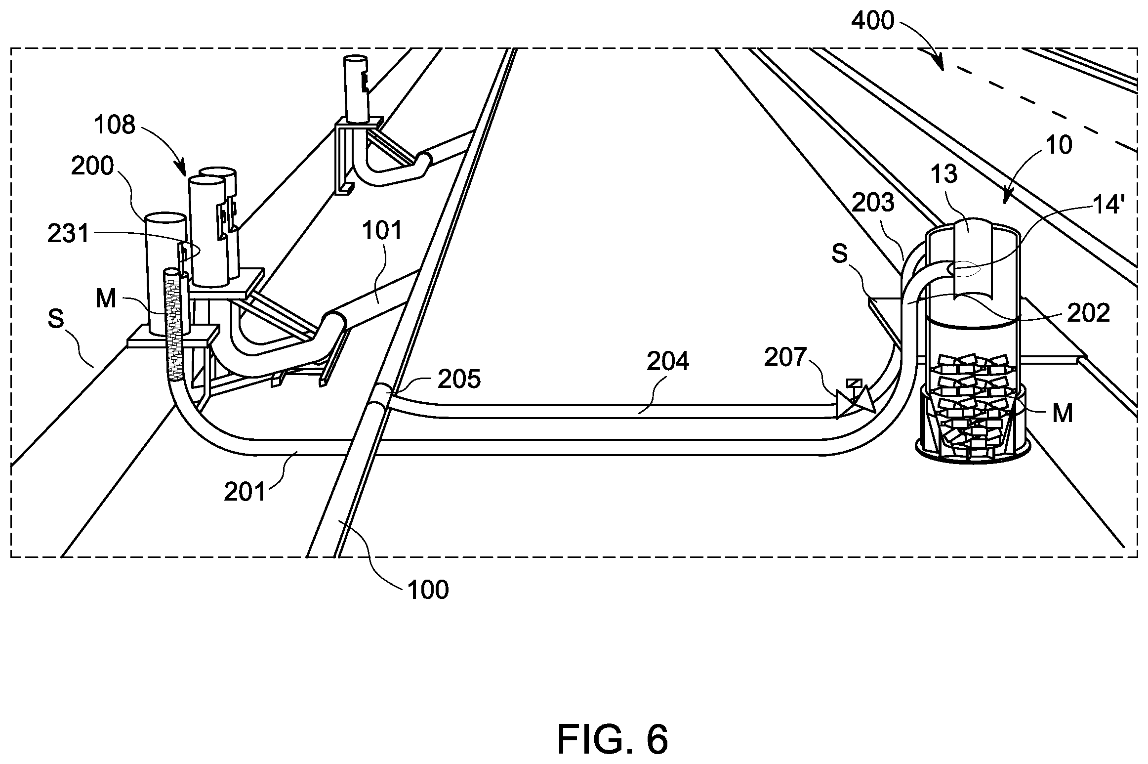 Patent US12378085 Figure 5 – Method for conveying material and material conveying arrangement