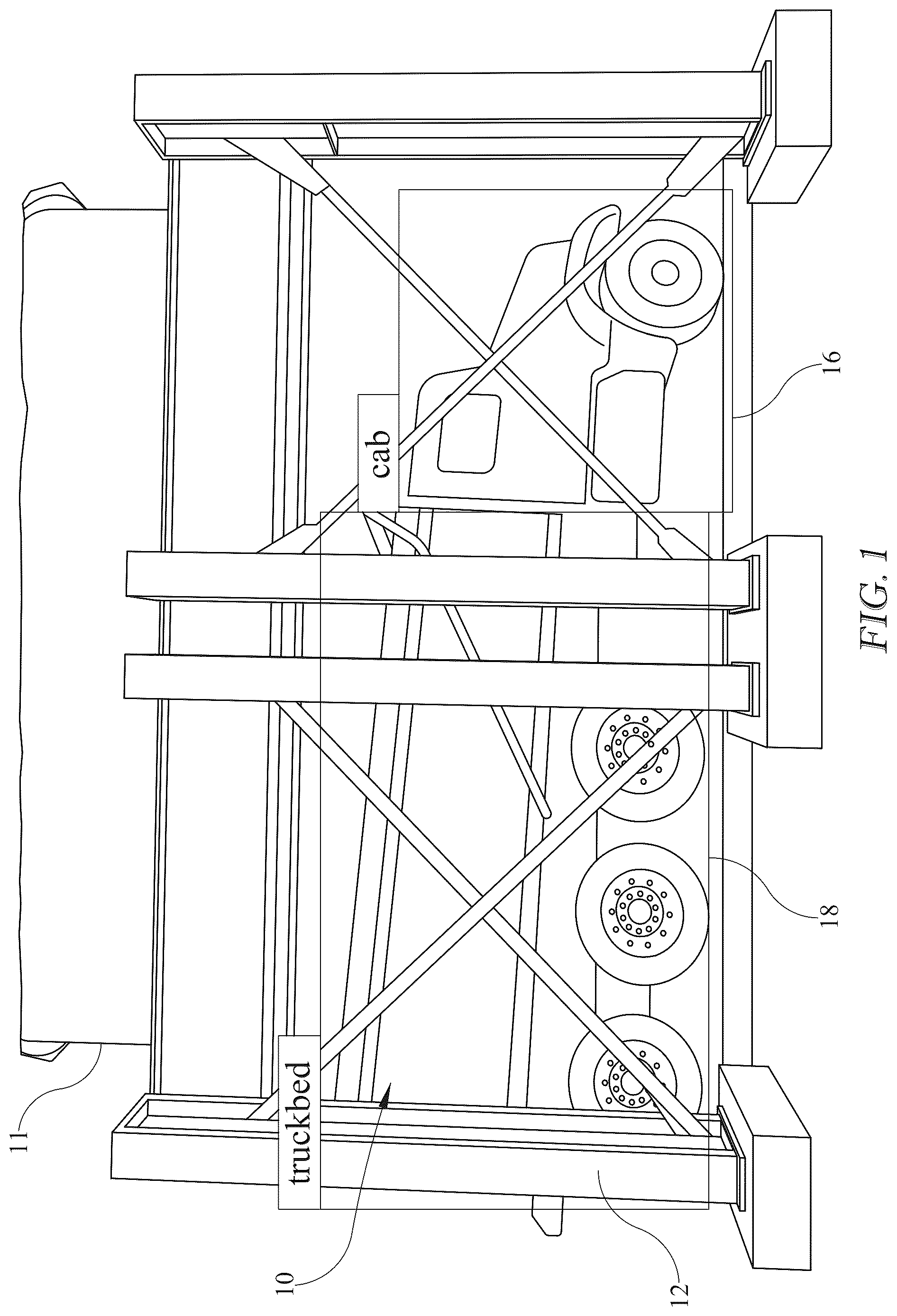 Patent US12378087 Figure 1 – Loading lockout system