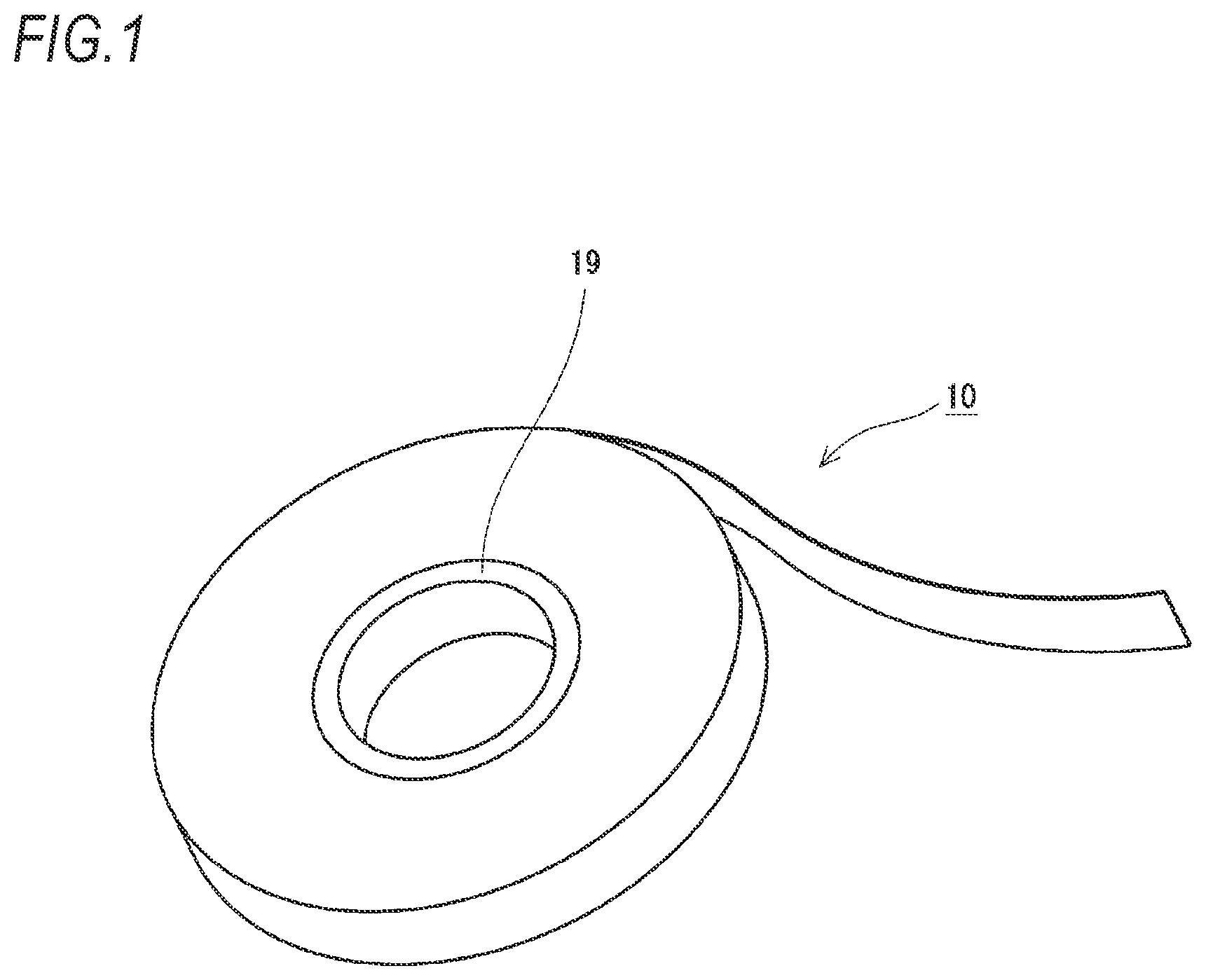 Patent US12378089 Figure 1 – Binding tape, binding method, tape winding body and reel