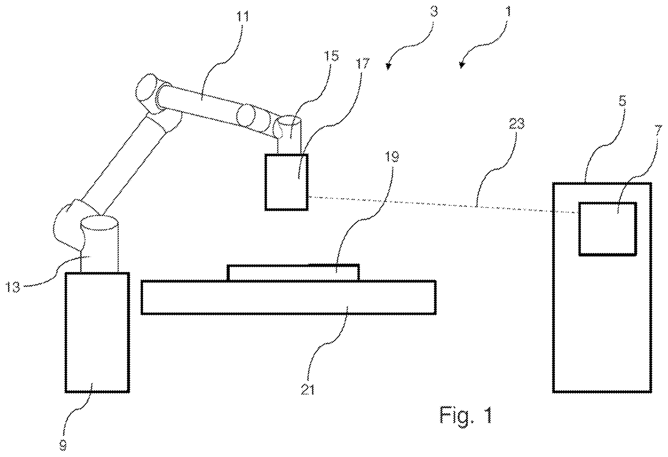 Patent US12378091 Figure 1 – Application device having a helix feed, robot device and production system