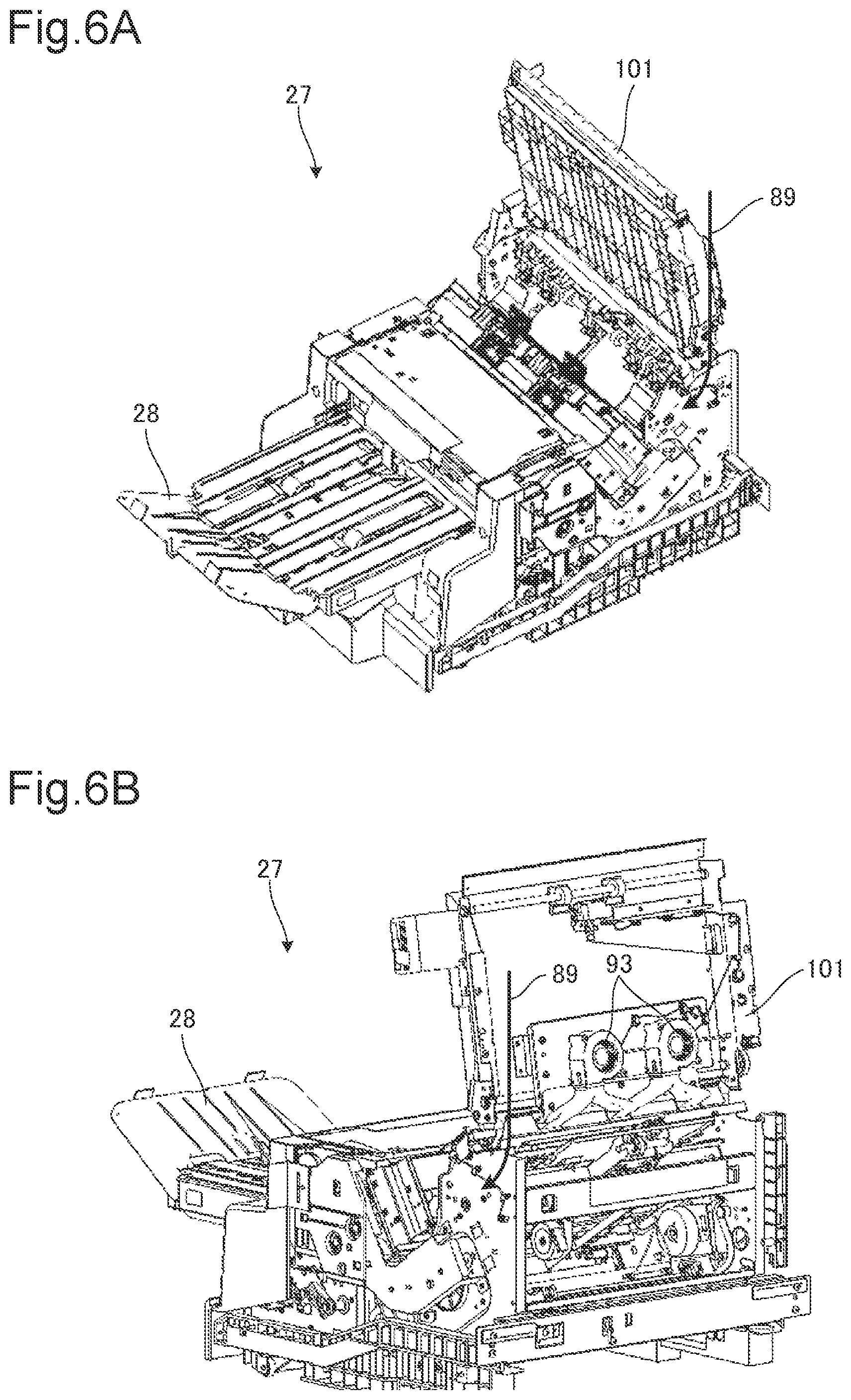 Patent US12378092 Figure 7 – Sheet postprocessing apparatus that performs postprocessing on plurality of sheets stacked, and image forming system including same