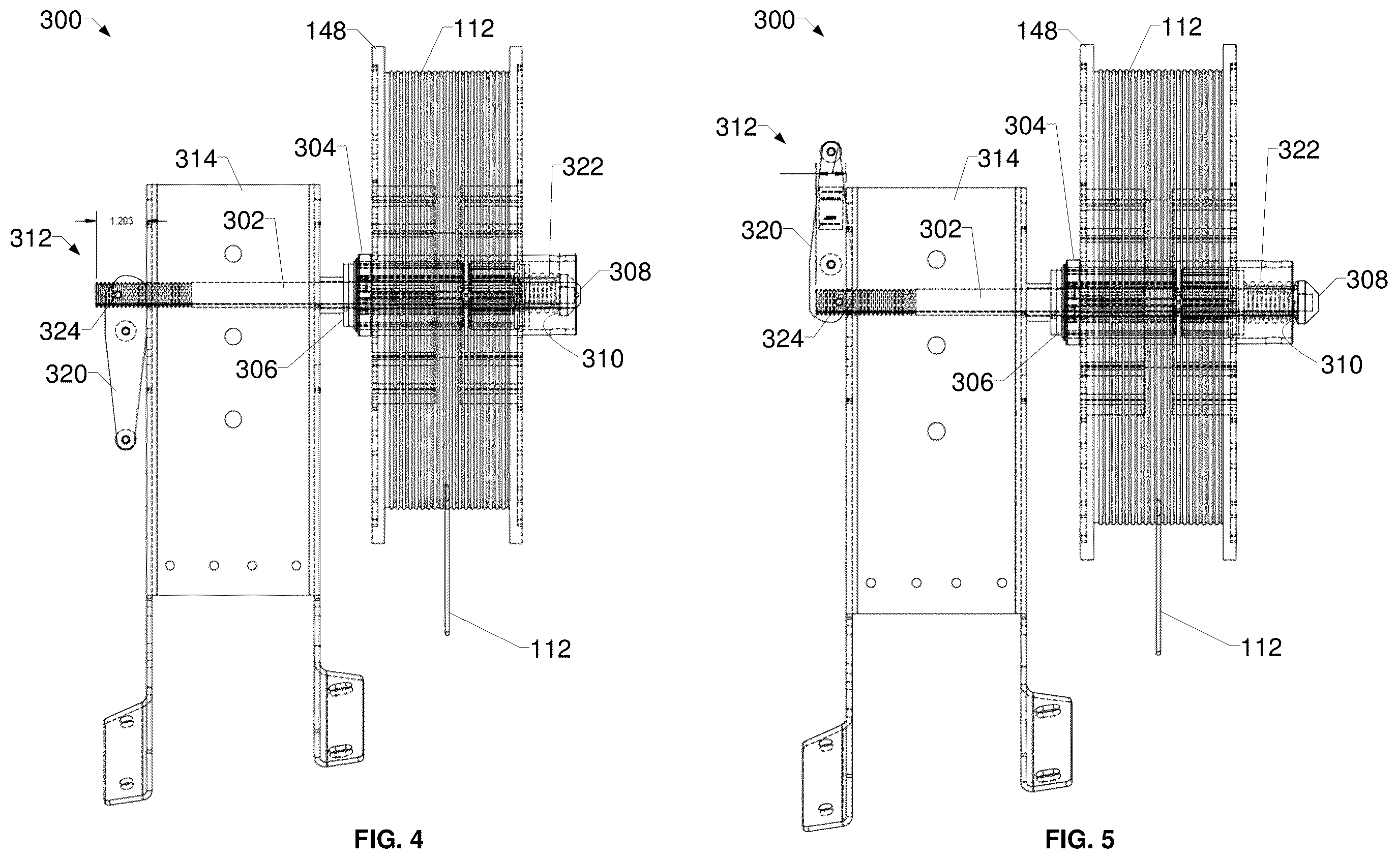 Patent US12378093 Figure 4 – Wire spool rotation resistance adjusters and wire feed assemblies having adjustable wire spool rotation resistance