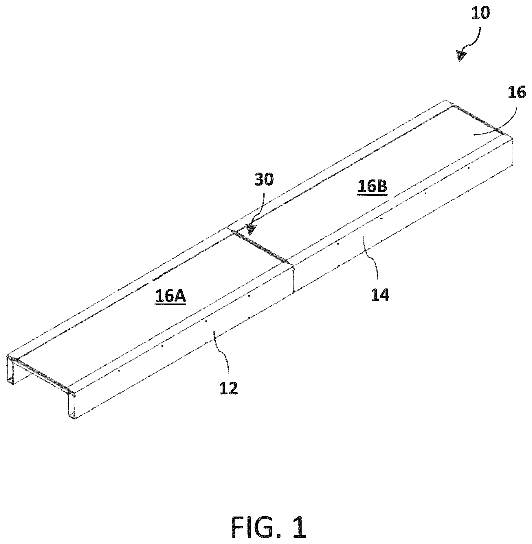 Patent US12378097 Figure 1 – Variable speed moving walkway systems