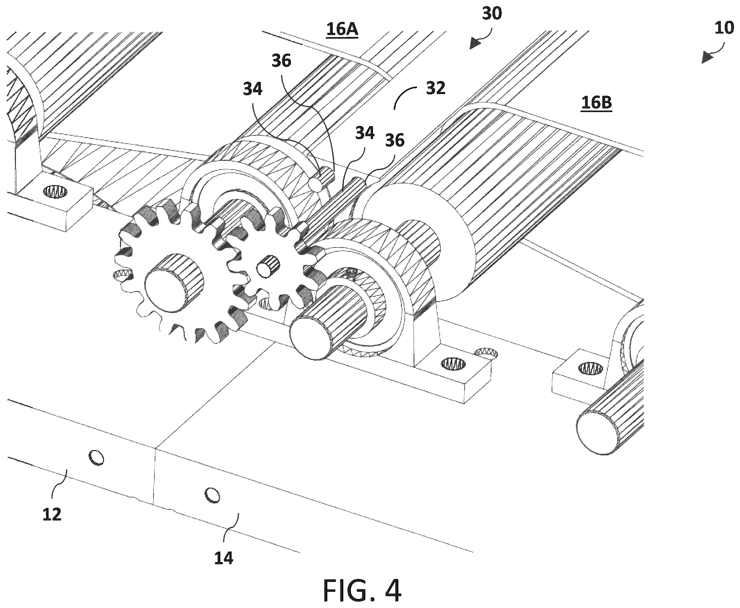 Patent US12378097 Figure 3 – Variable speed moving walkway systems